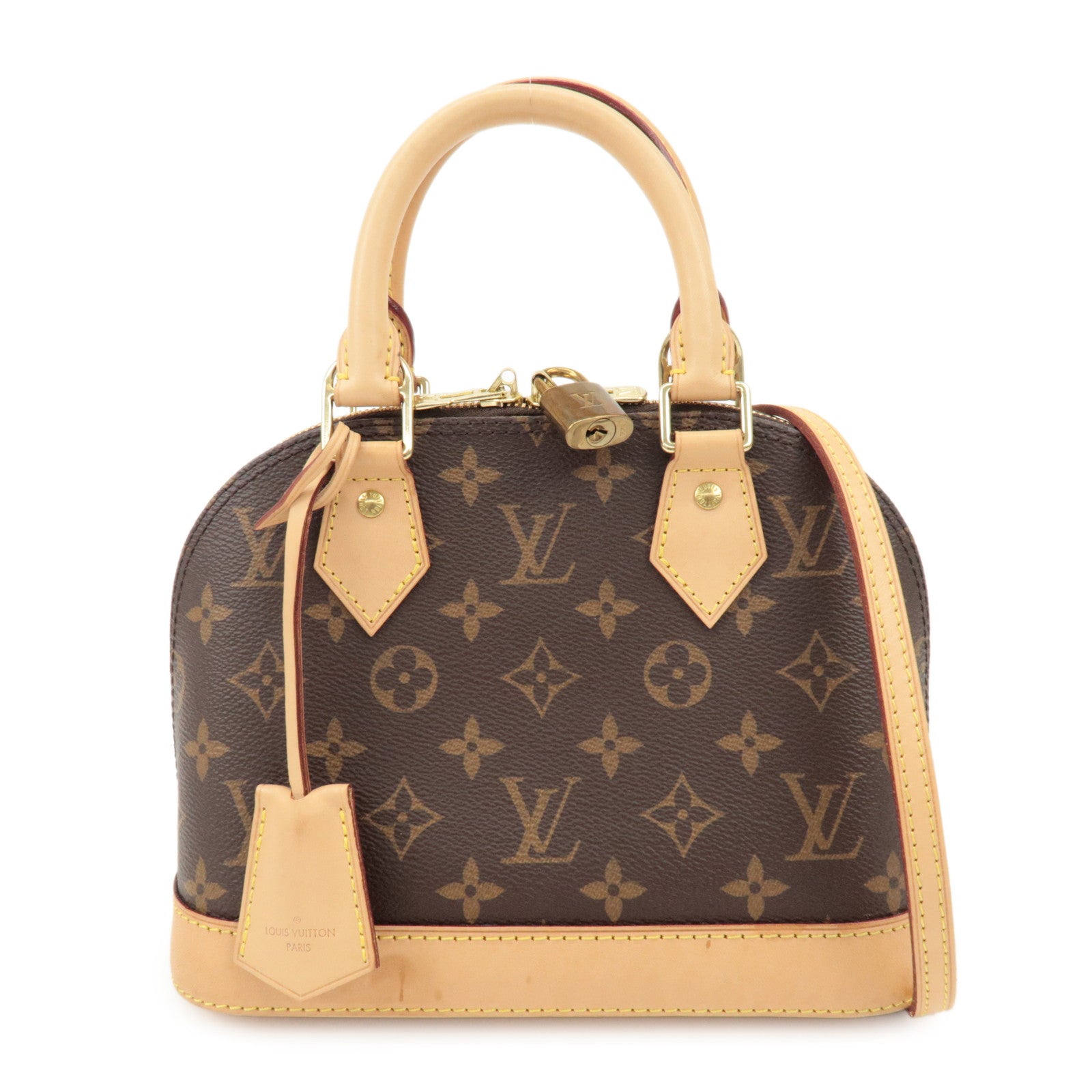 Louis Vuitton Monogram Alma BB 2Way Hand Bag Shoulder Bag M53152 Used