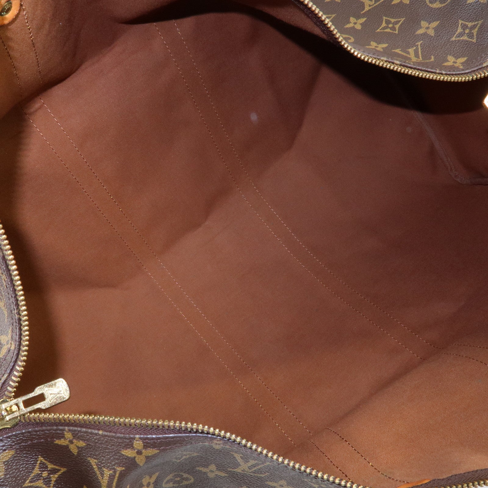 Louis Vuitton Monogram Keep All 60 Boston Bag Brown M41422 Used