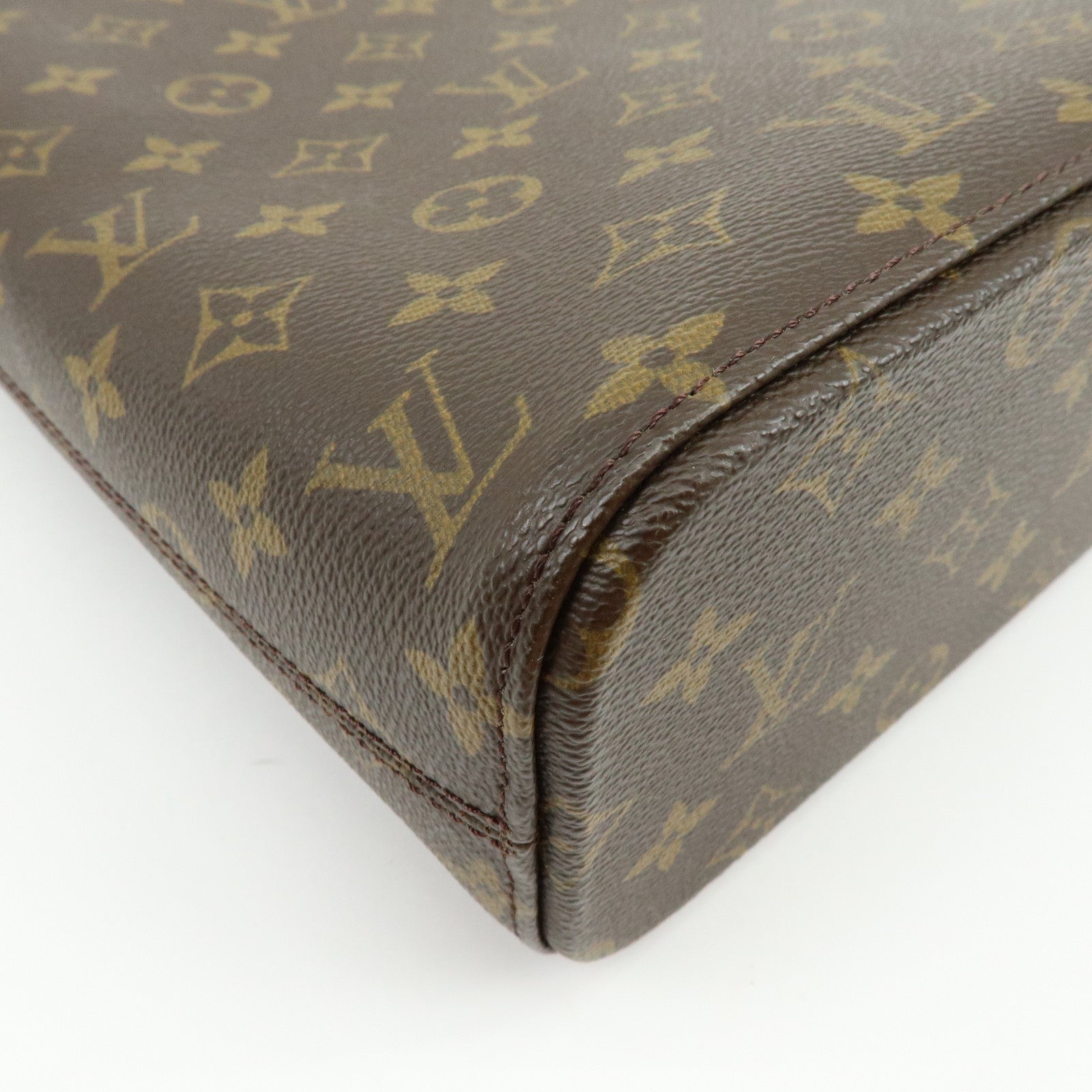 Louis Vuitton Monogram Luco Tote Bag Shoulder Bag Brown M51155