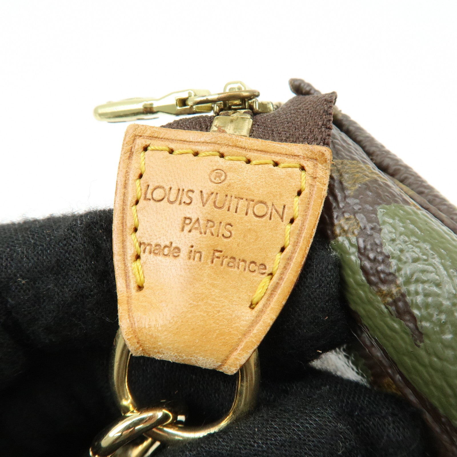 Louis Vuitton Monogram Graffiti Pochette Accessires Hand Bag M92191
