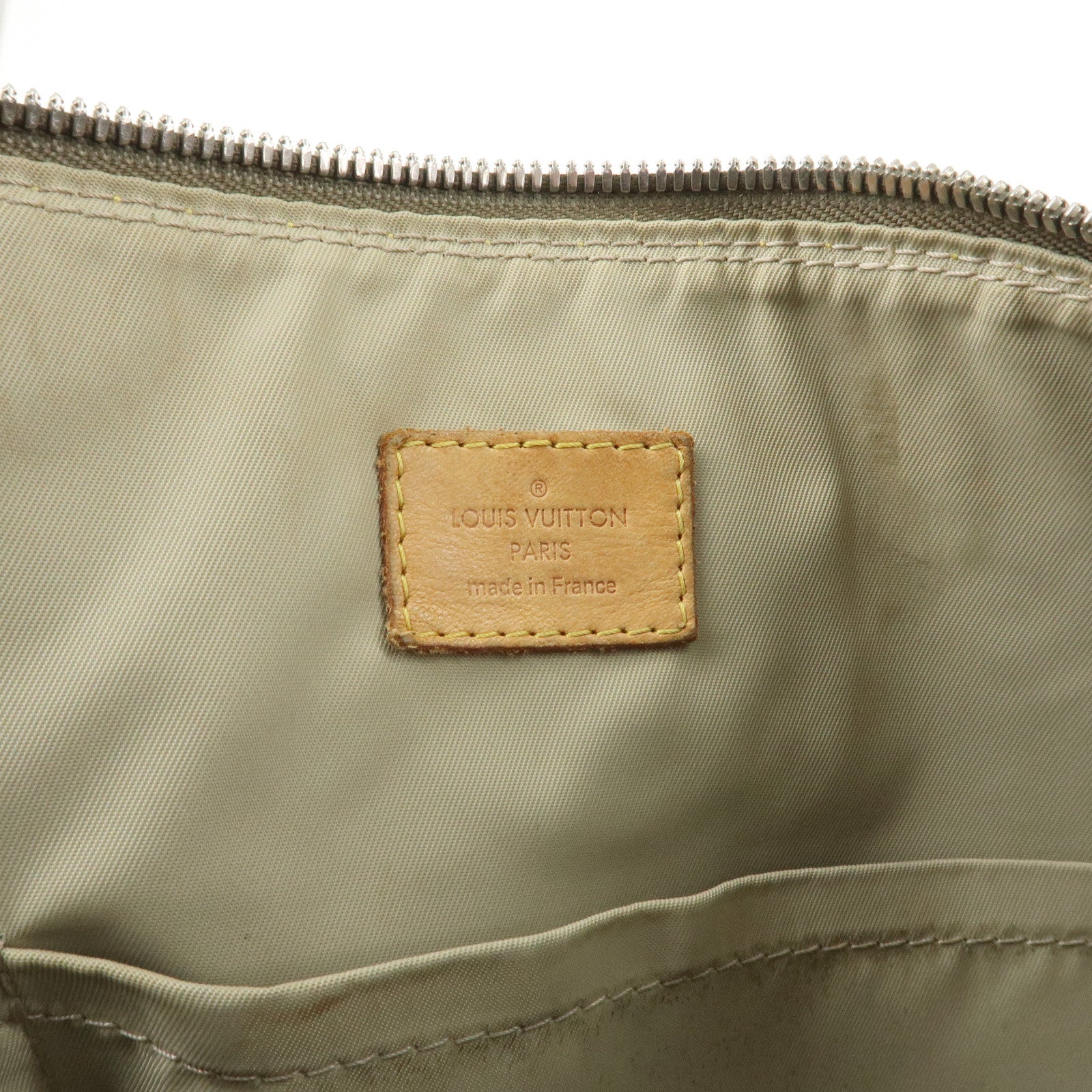 Louis Vuitton Damier Geant Explorer La Tour Shoulder Bag Terre M93615 Used