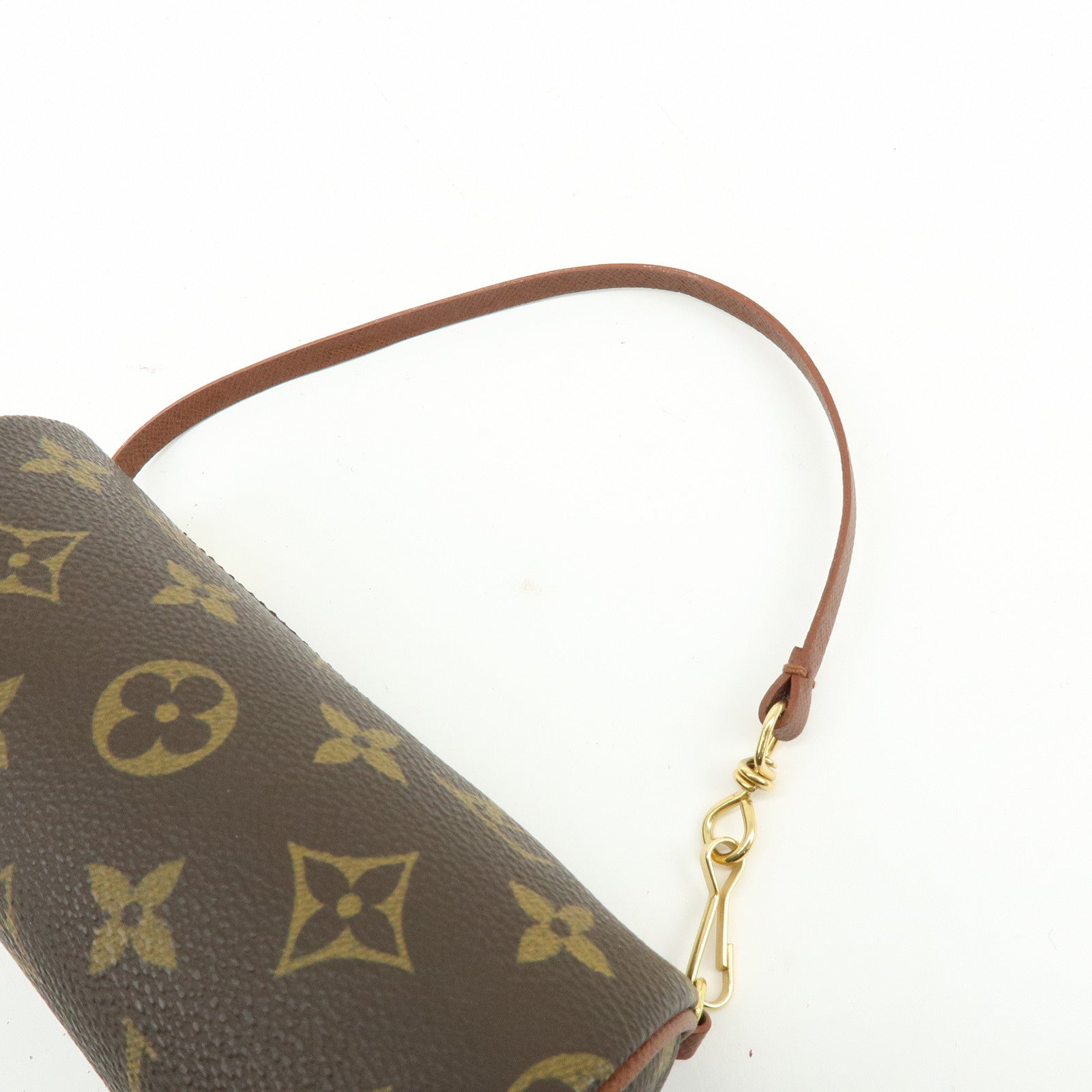 Louis Vuitton Monogram Mini Pouch for Papillon Bag Brown