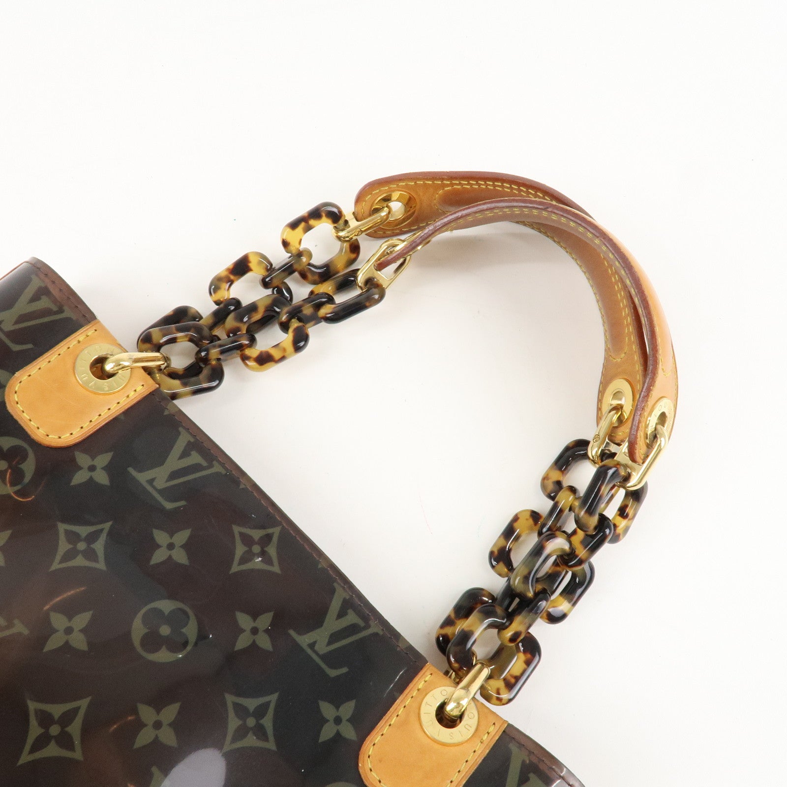 Louis Vuitton Monogram Vinyl Cabas Ambre PM Tote Bag Hand Bag M92502 Used