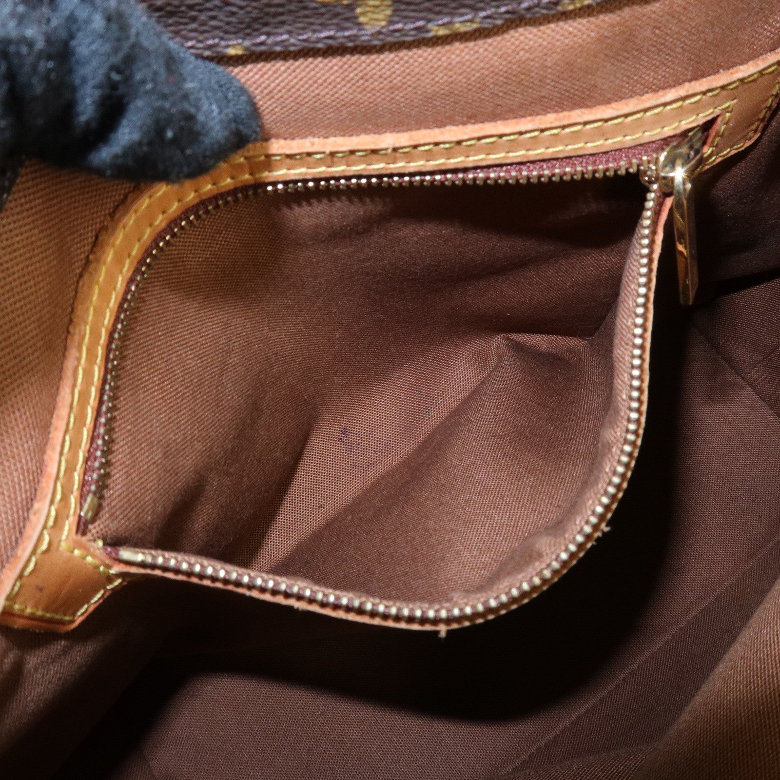 Louis Vuitton Monogram Canvas Cabas Piano Tote Bag Hand Bag M51148 Used