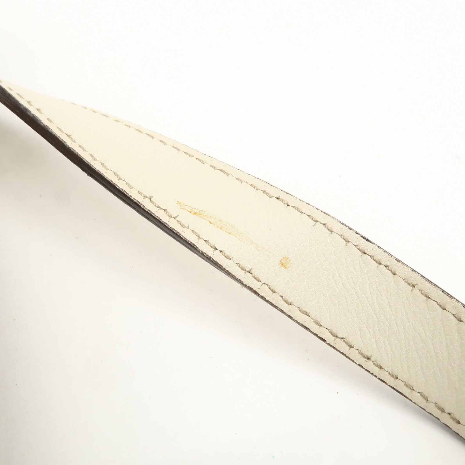 GUCCI Interlocking G GG Canvas Leather Shoulder Bag Beige 16998 Used