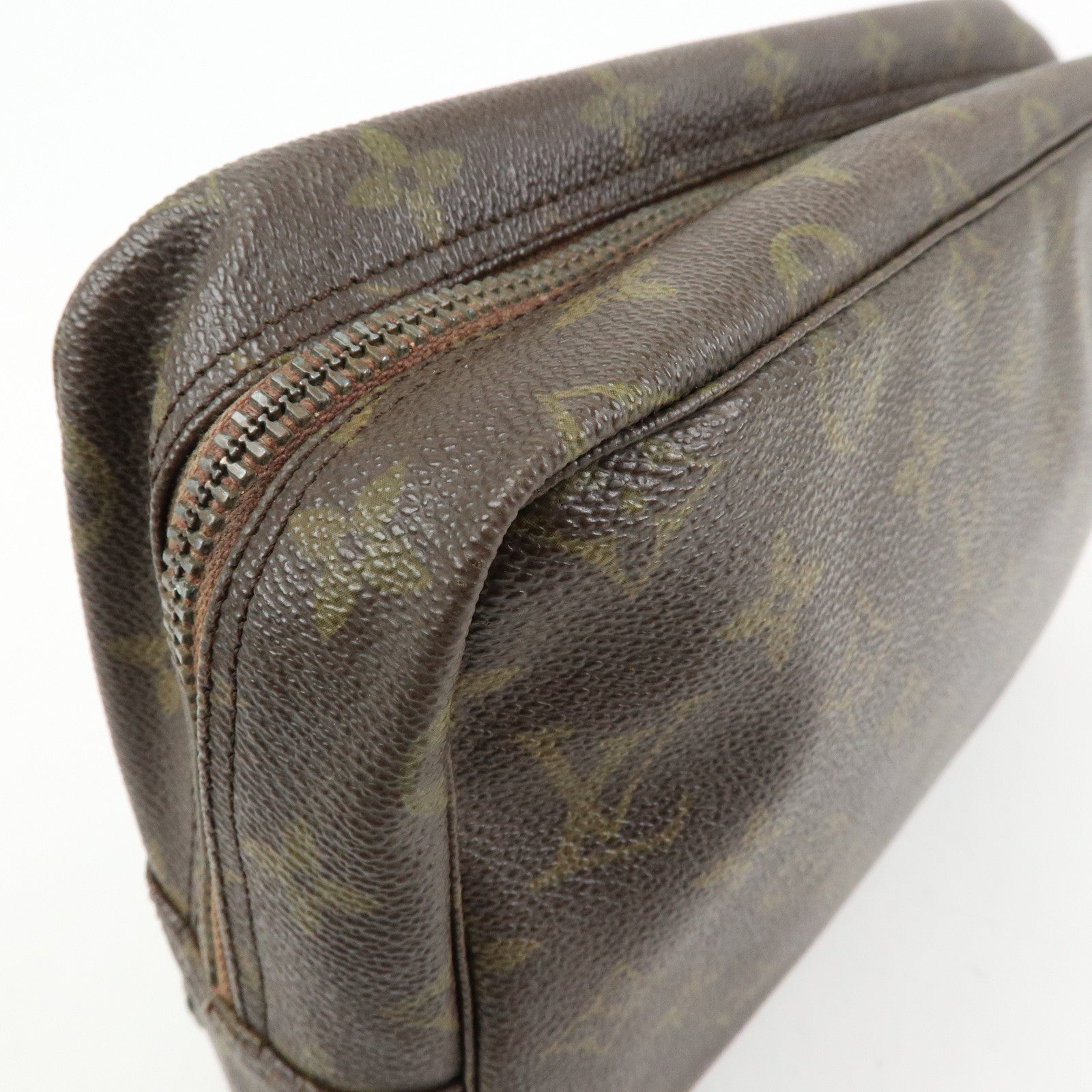 Louis Vuitton Monogram Trousse Toilette 28 Pouch Brown M47522