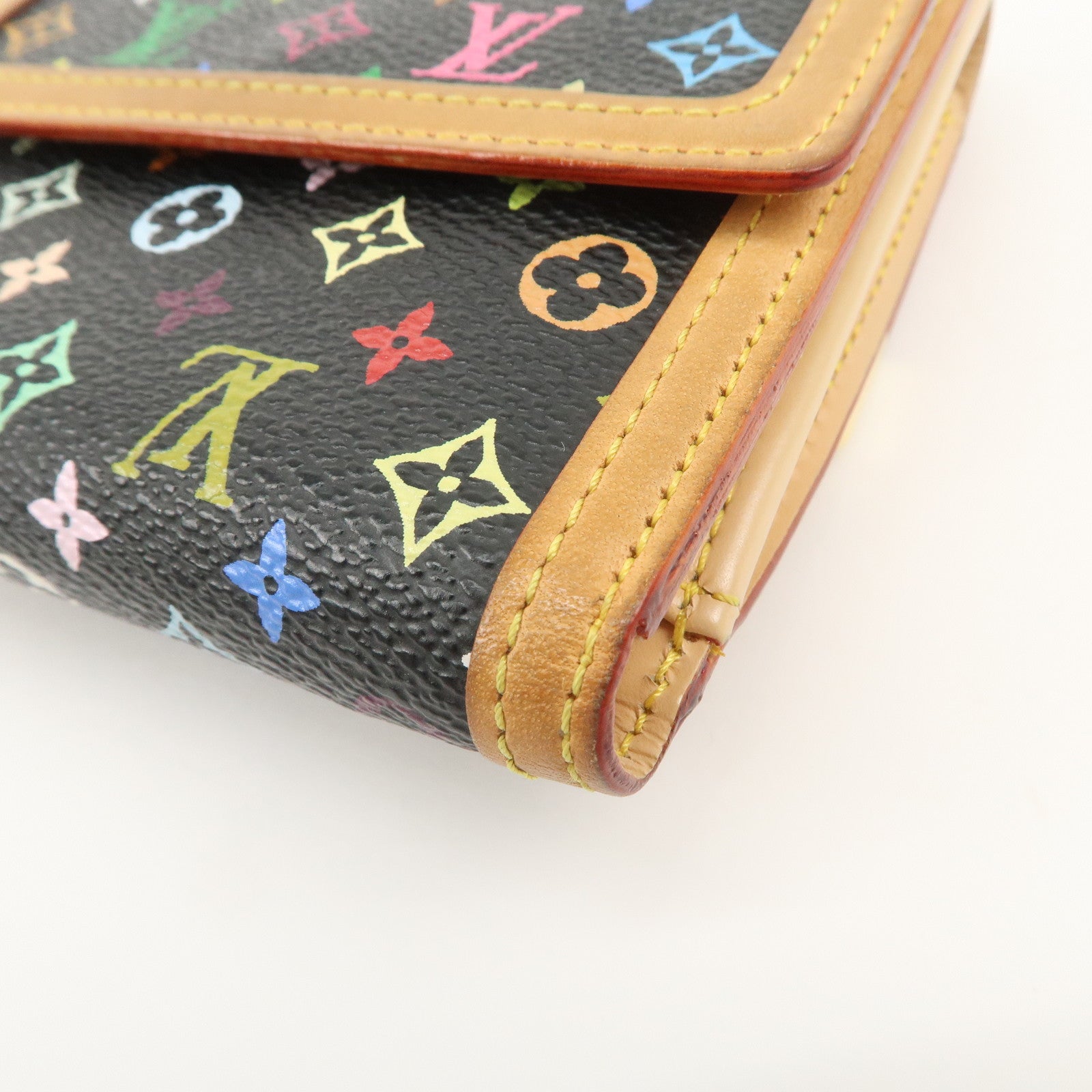 Louis Vuitton Monogram Porte Monnaie Billets Carte Credit M92984 Used