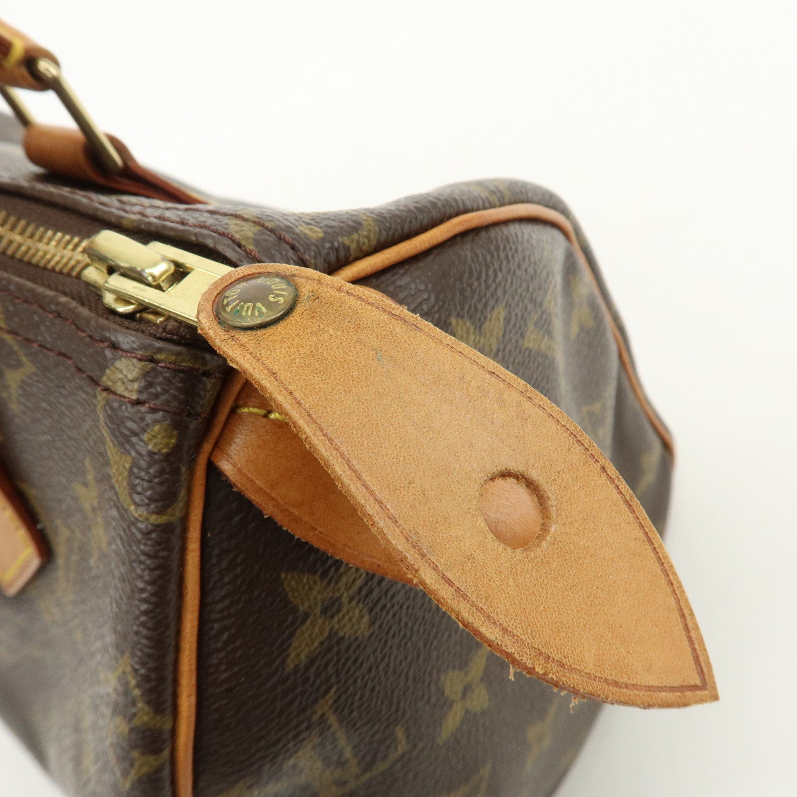 Louis Vuitton Monogram Speedy 25 Boston Bag Hand Bag Brown M41528
