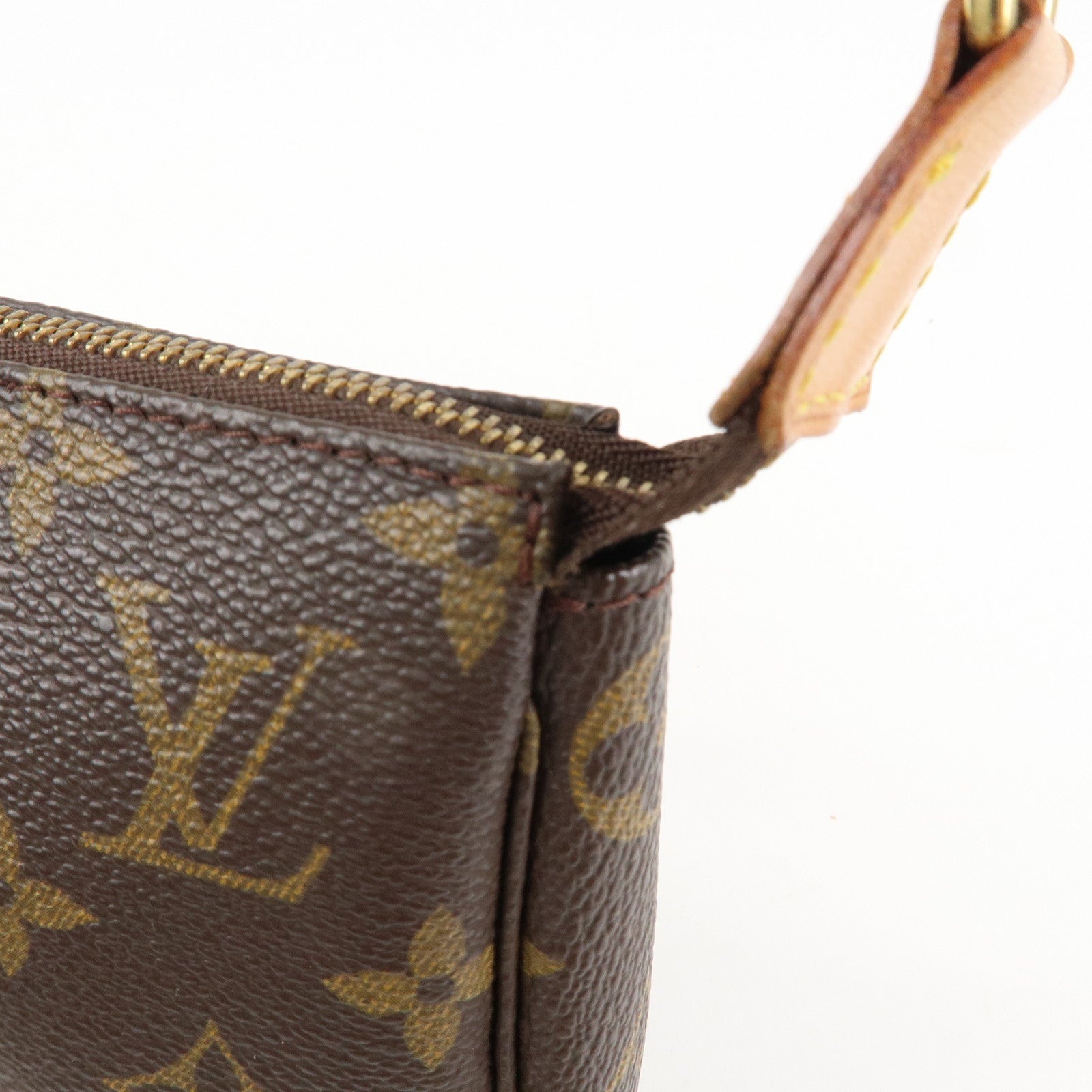 Louis Vuitton Monogram Pochette Accessoires Pouch Brown N41206 Used