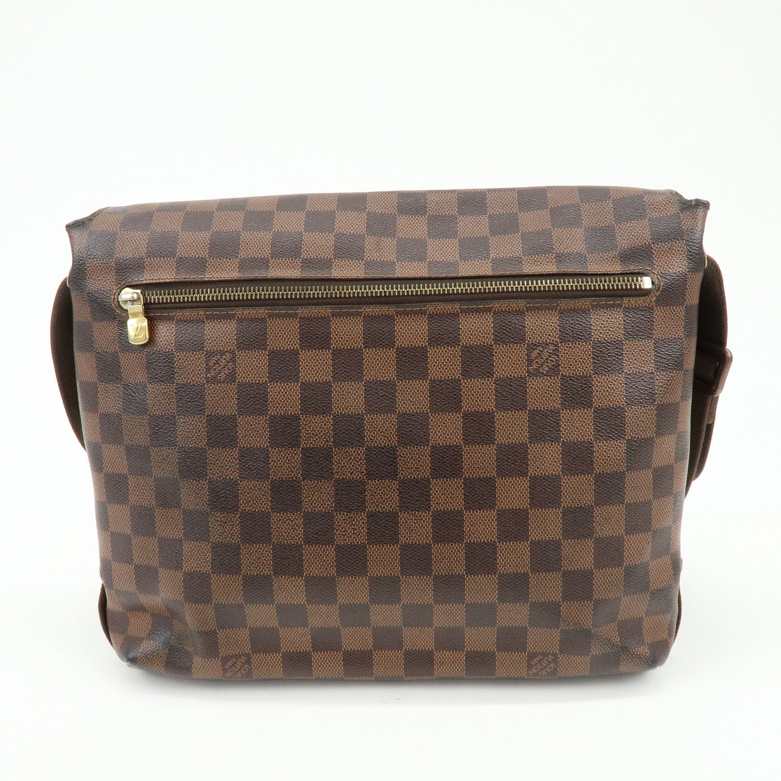 Louis Vuitton Damier Brooklyn Messenger Shoulder Bag Brown N51211