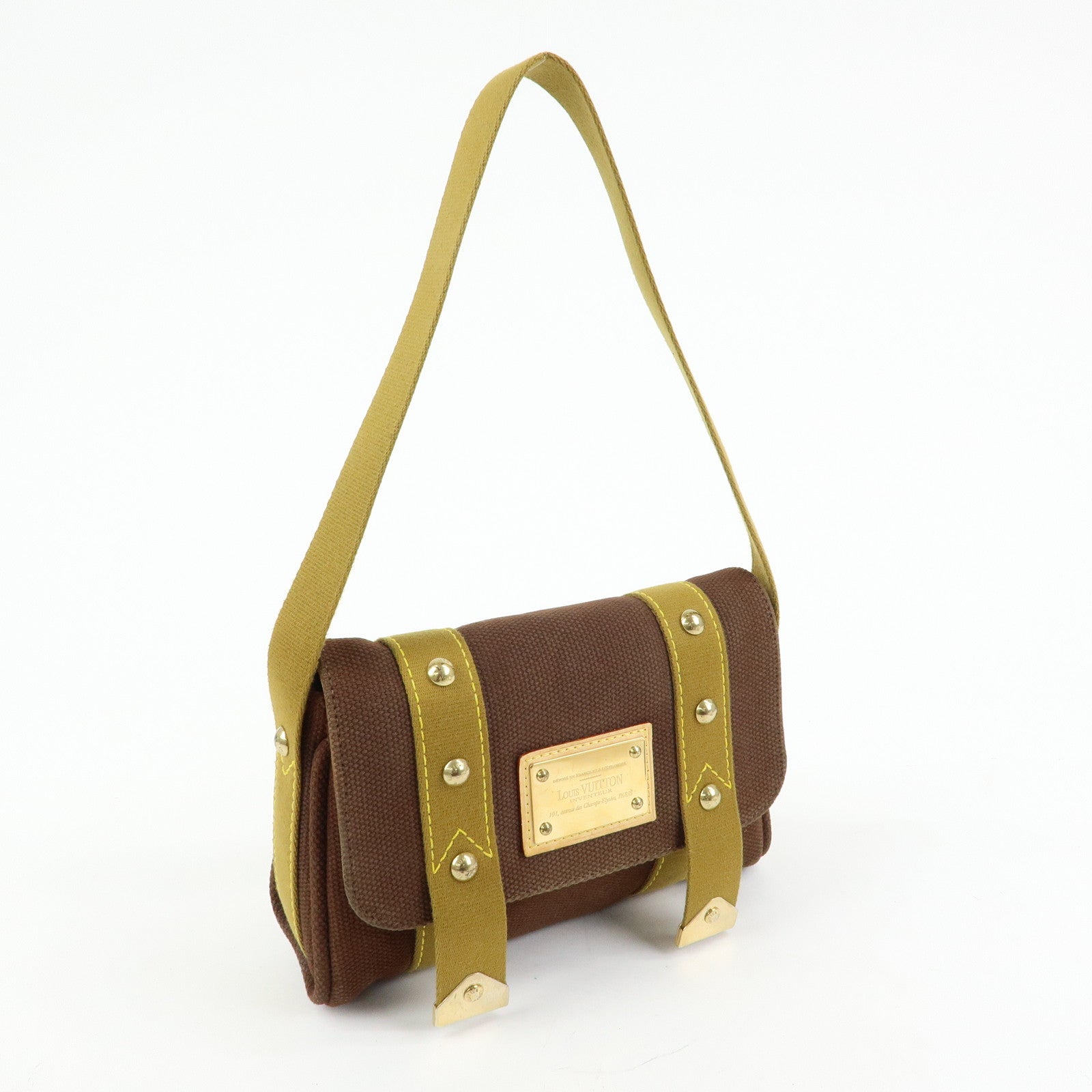 Louis Vuitton Antigua Canvas Sacre Rabat Blanc Shoulder Bag M40072