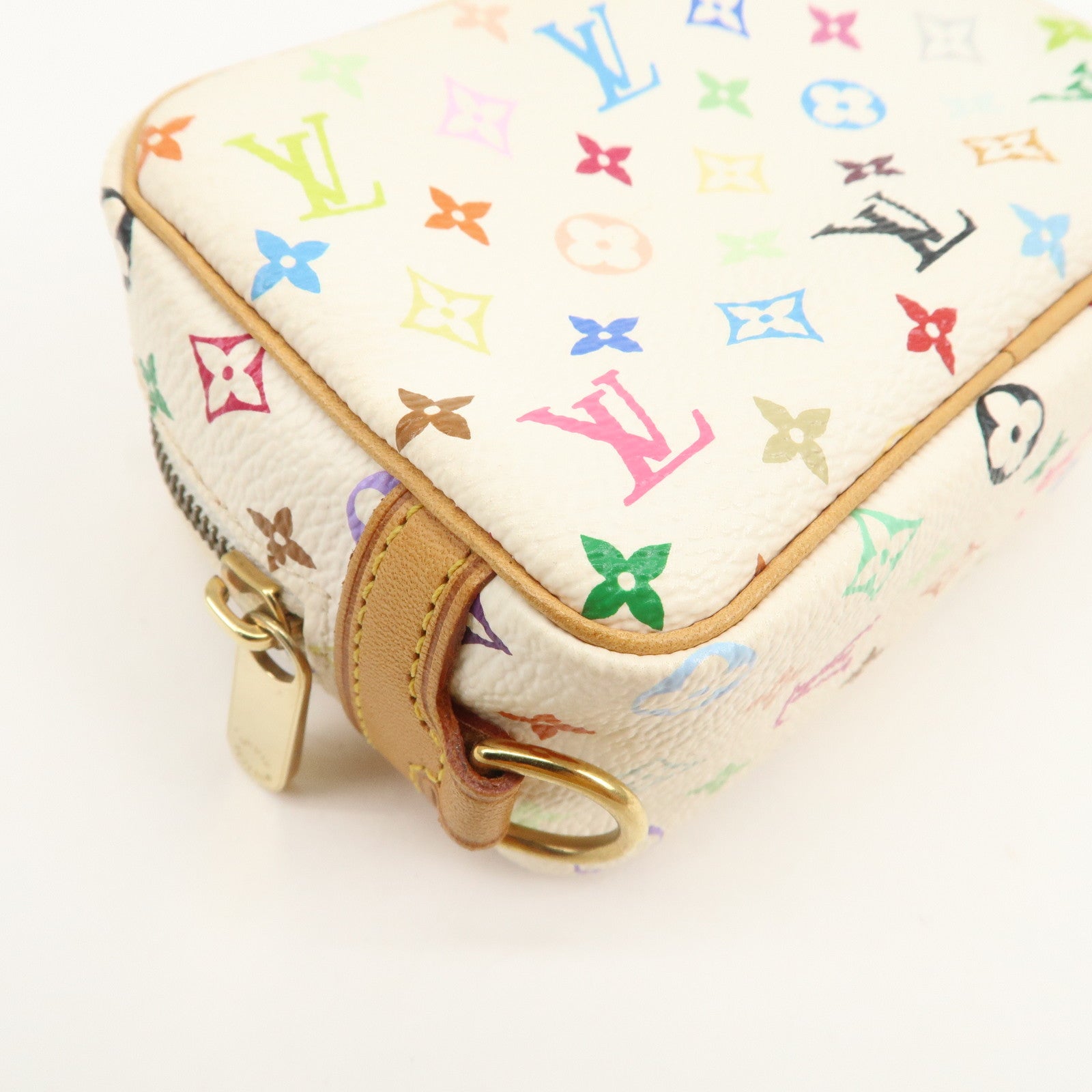 Louis Vuitton Monogram Multicolor Trousse Wapity Pouch Blanc M58033