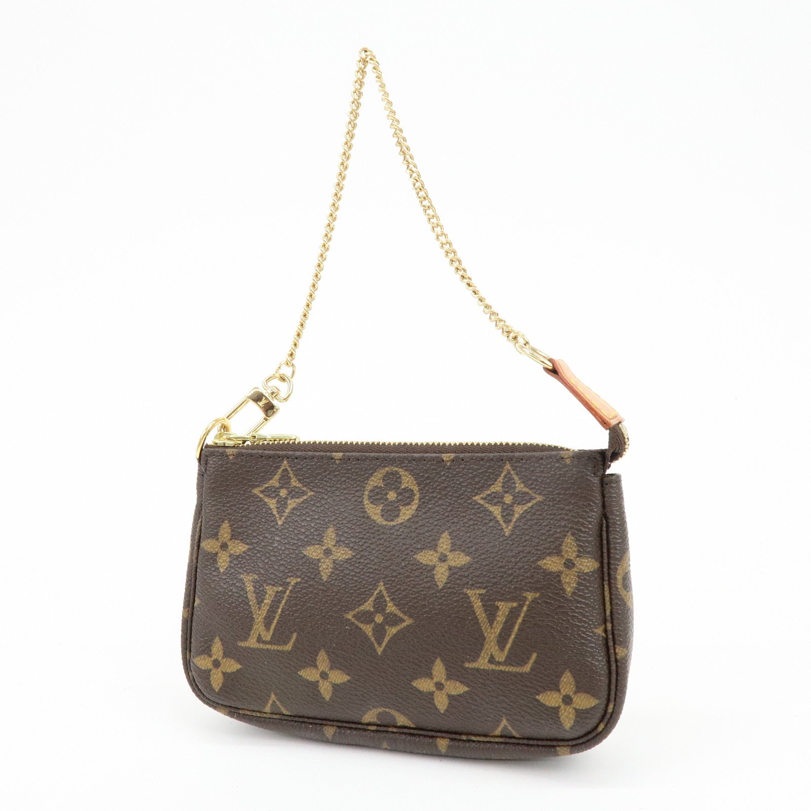 Louis Vuitton Monogram Mini Pochette Accessoires Hand Bag M58009