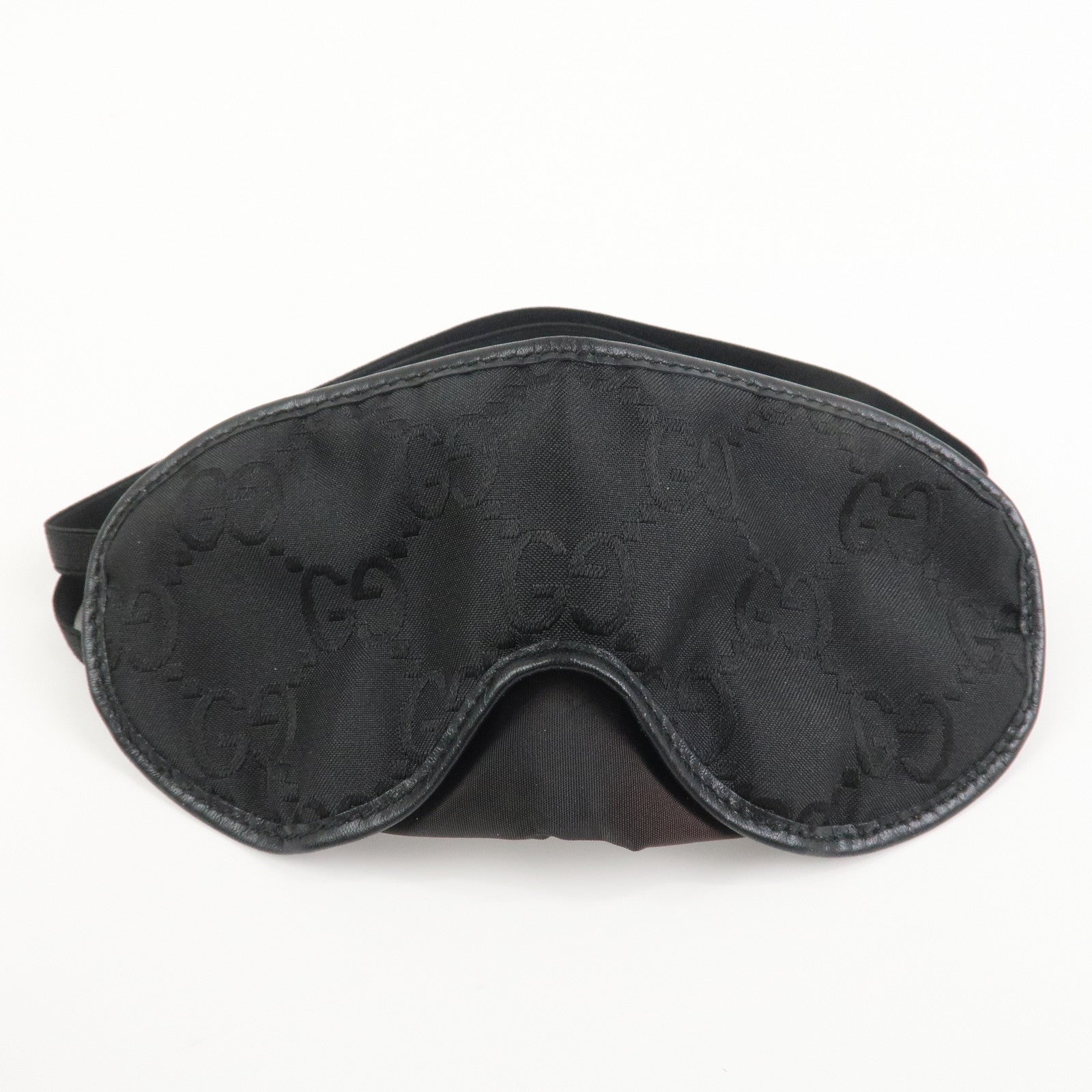 GUCCI GG Nylon Eye Mask Black 039.1034