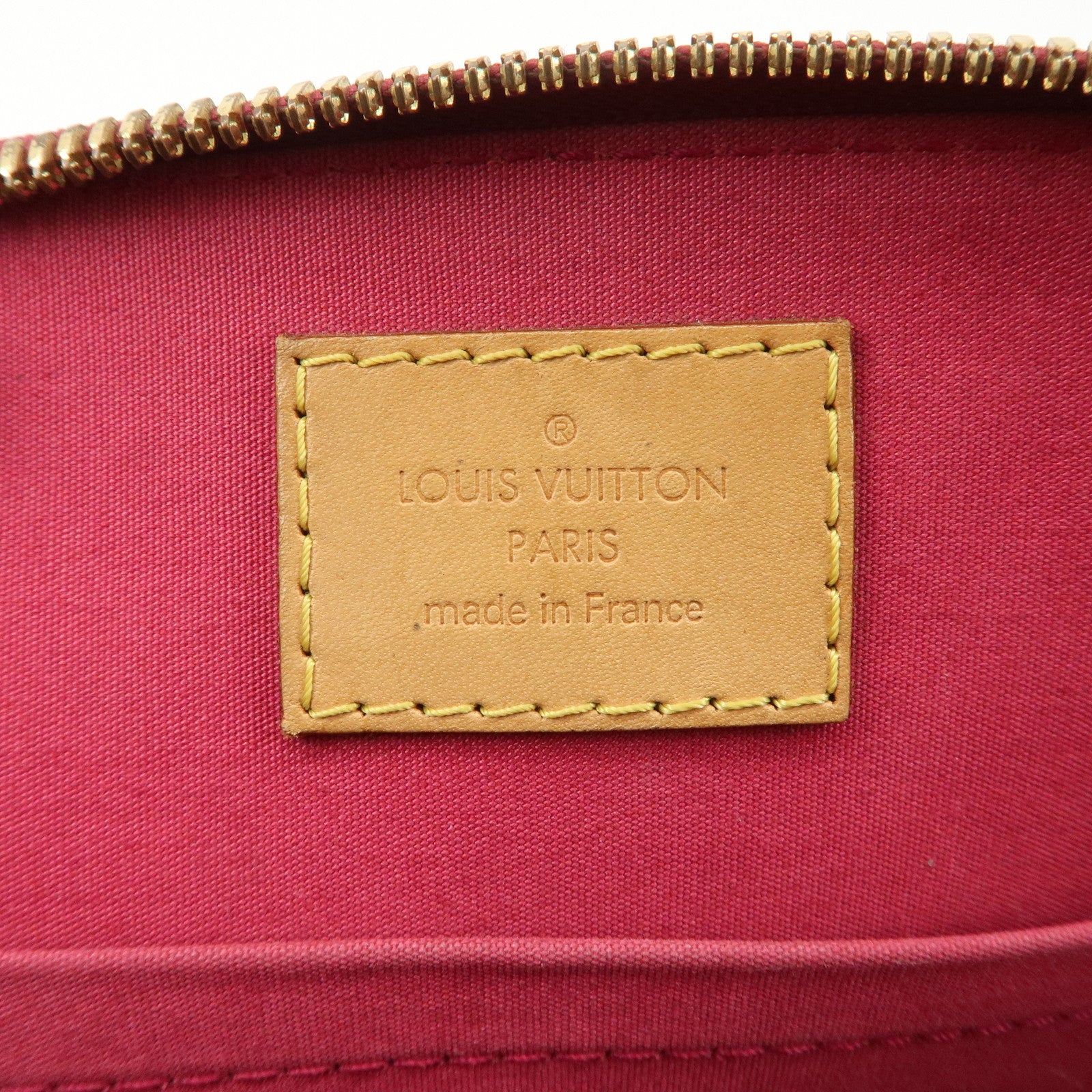Louis Vuitton Monogram Vernis Alma BB Hand Bag Rose Indien M91771 Used