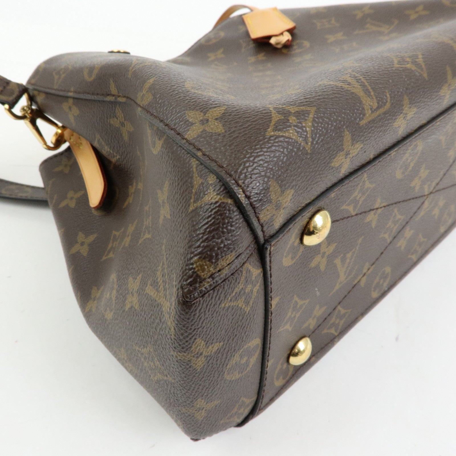 Louis Vuitton Monogram Montaigne MM 2Way Bag Hand Bag Brown M41056