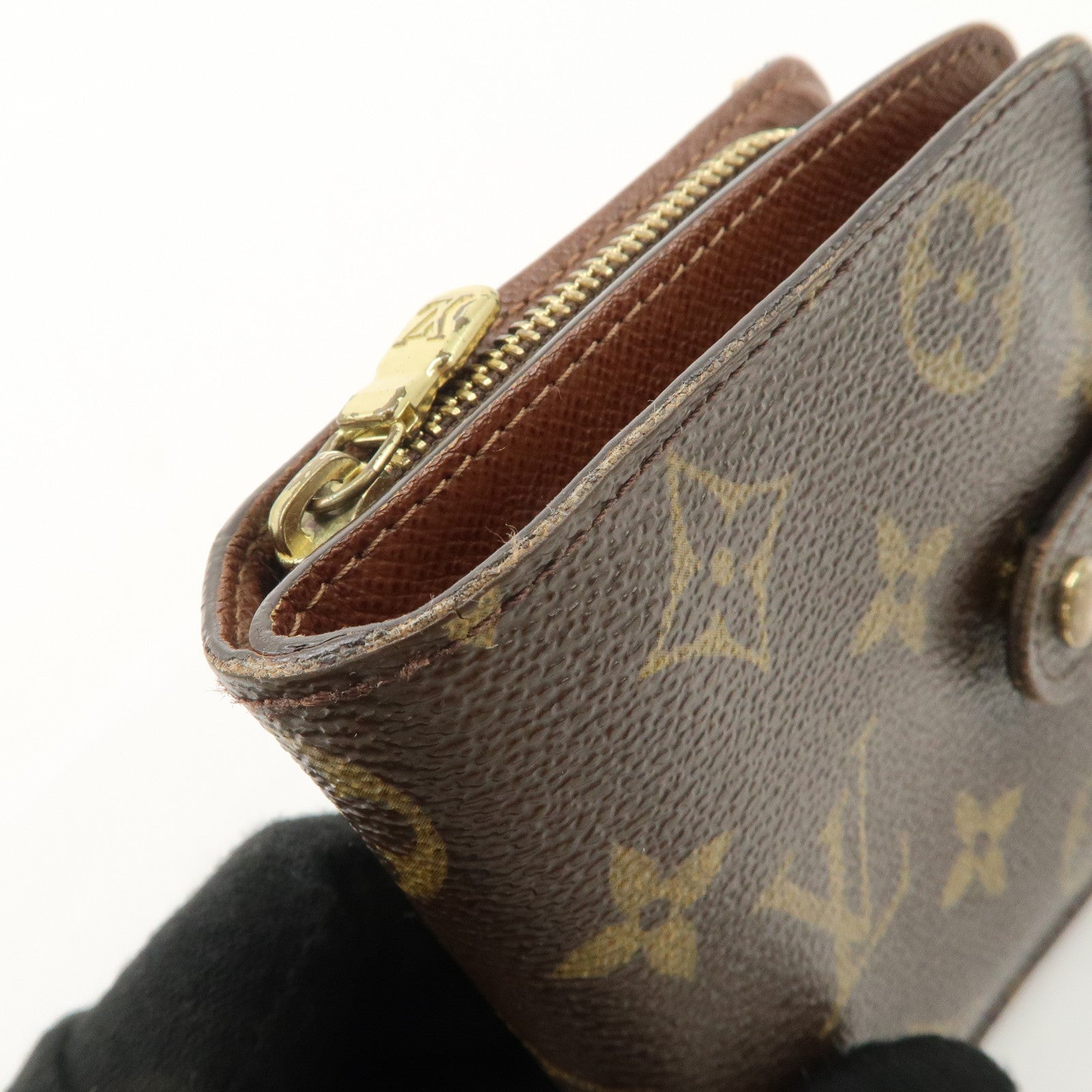 Louis Vuitton Louis Monogram Compact Small Zippy Wallet M61667 Used