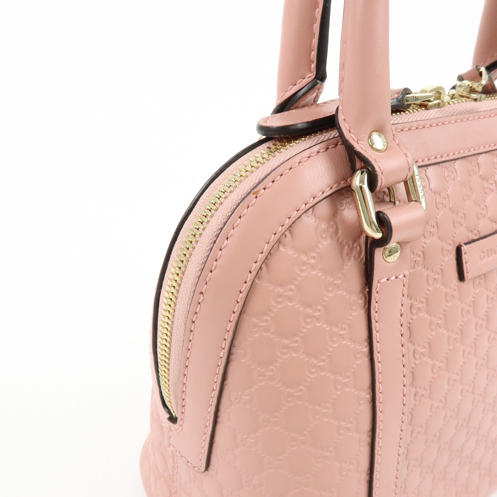 GUCCI Micro Guccisima Leather 2Way Bag Hand Bag Shoulder Bag 449654