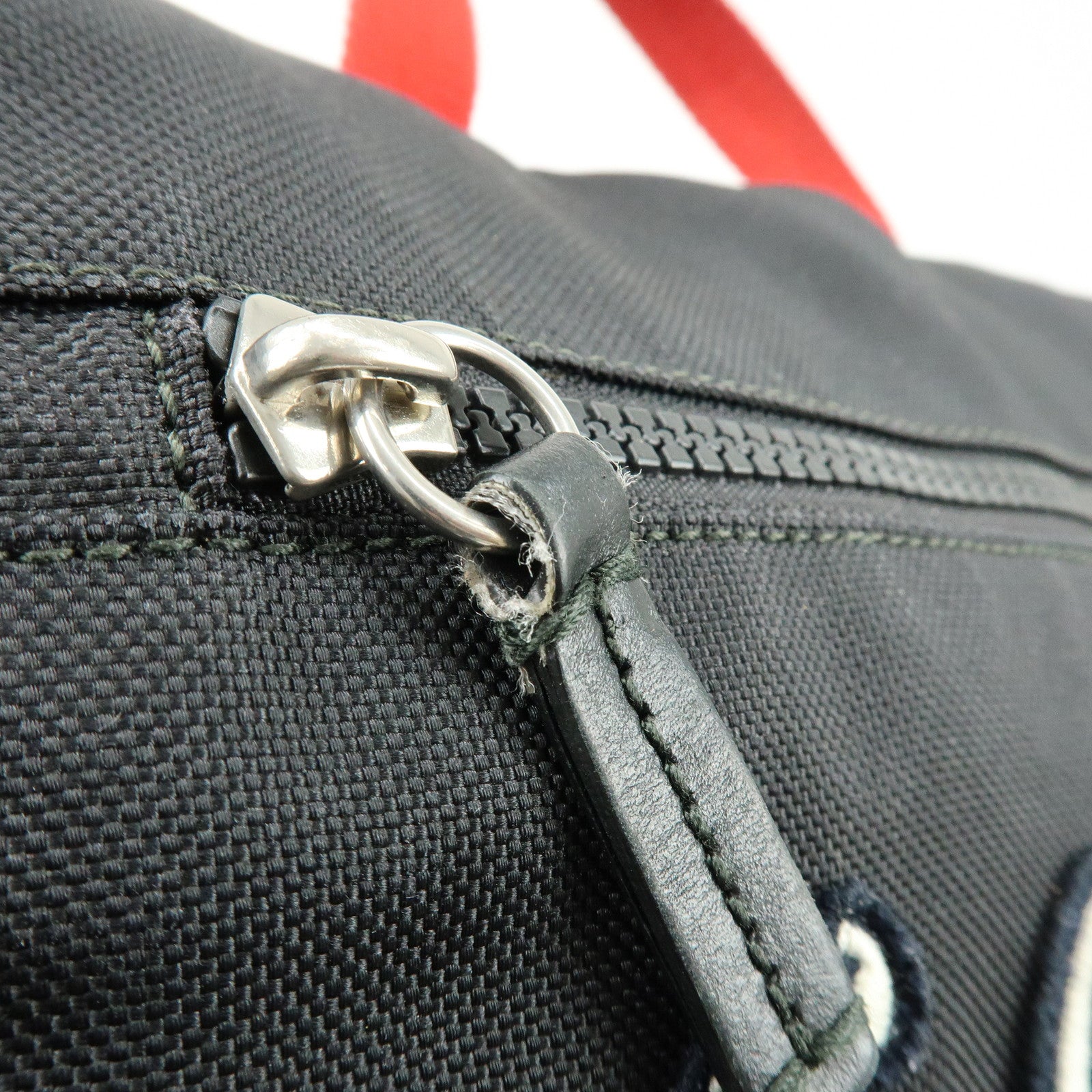 GUCCI Sherry Cat Head Embroidery Tiger Canvas Backpack Black 450982