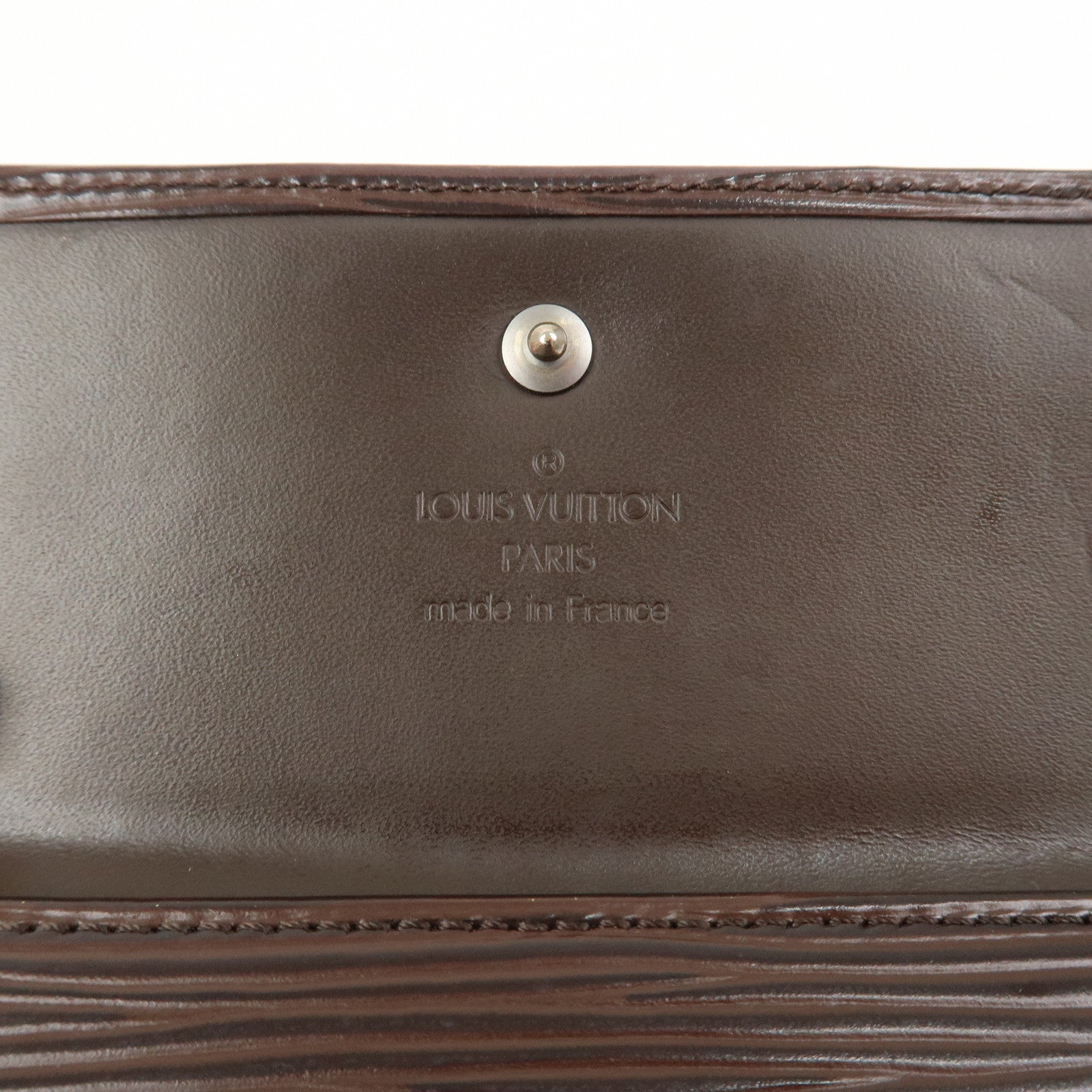 Louis Vuitton Epi Porte Monnaie Billets Carte Credit Mocha M6348D