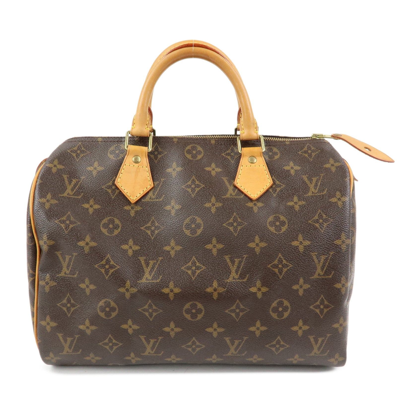Louis Vuitton Monogram Speedy 30 Boston Bag Hand Bag Brown M41526
