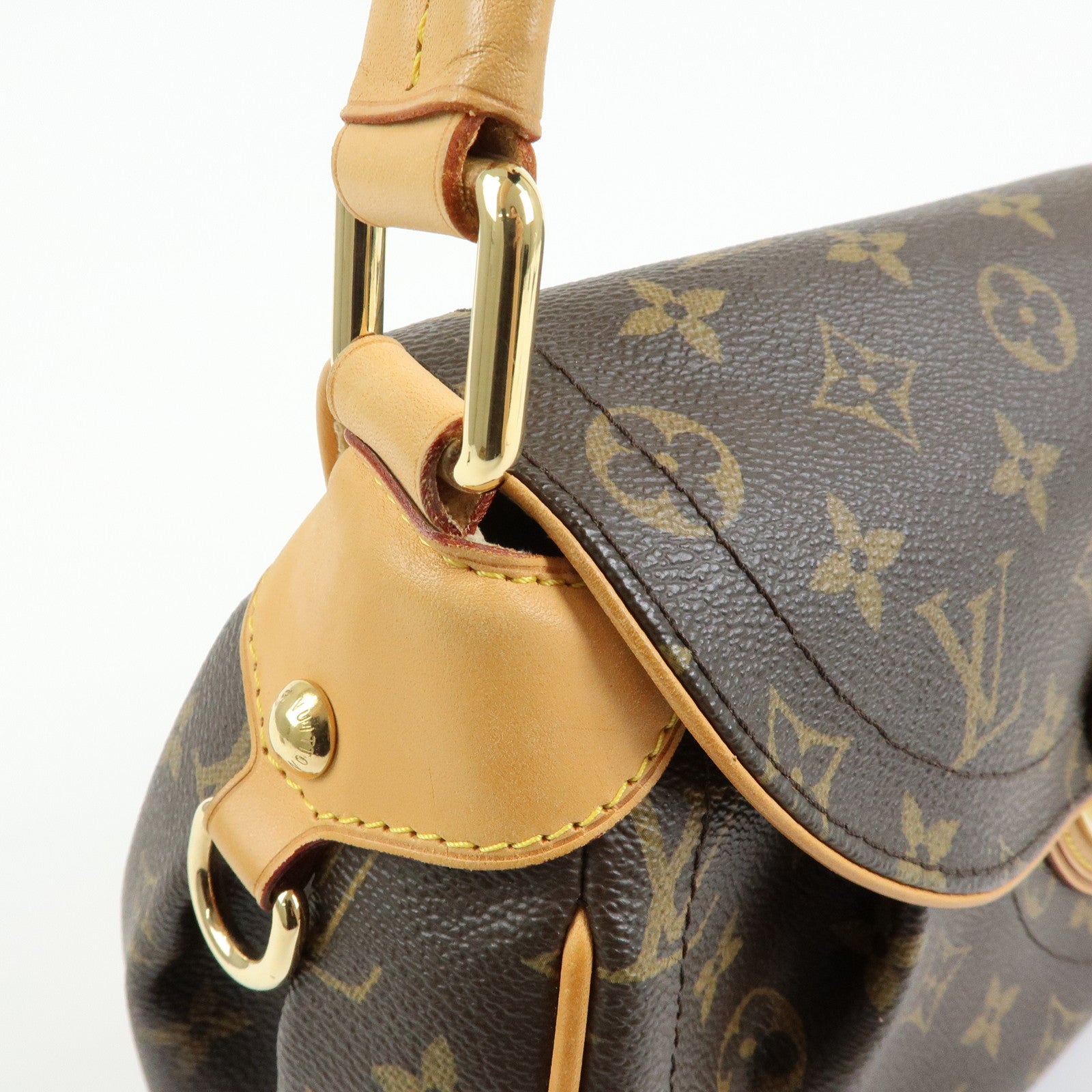 Louis Vuitton Monogram Beverly MM Shoulder Hand Bag Brown M40121