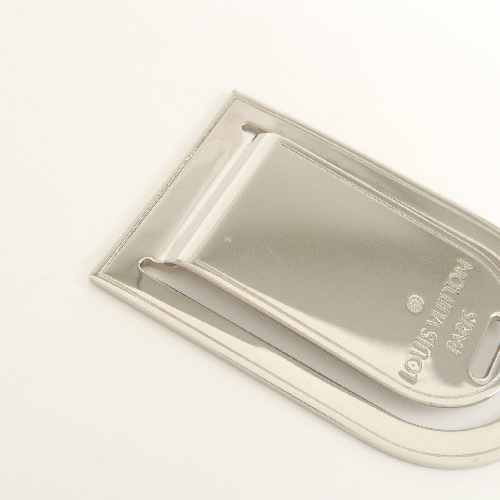 Louis Vuitton Pince a Billets Porte Adress Metal Money Clip M65067
