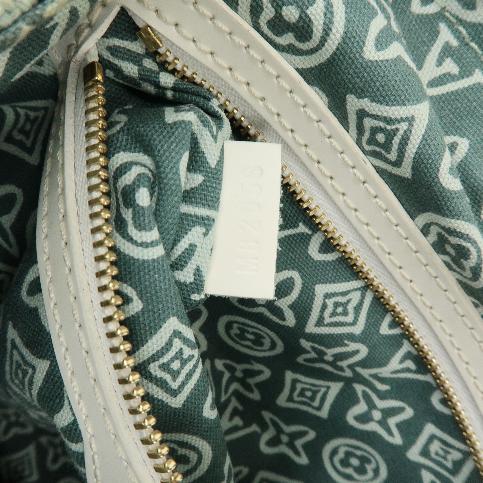 Louis Vuitton Cruise Line Tahitienne PM Canvas Tote Bag Mint M95678