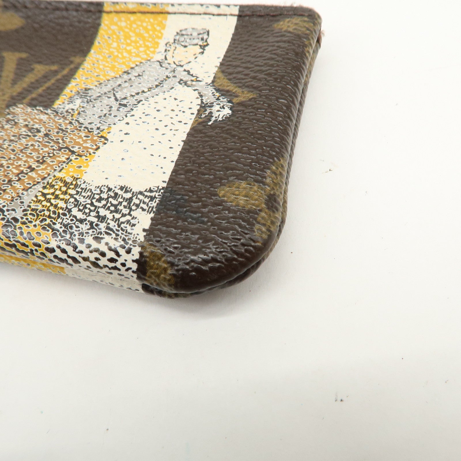 Louis Vuitton Monogram Groom Pochette Cles Coin Case M60033