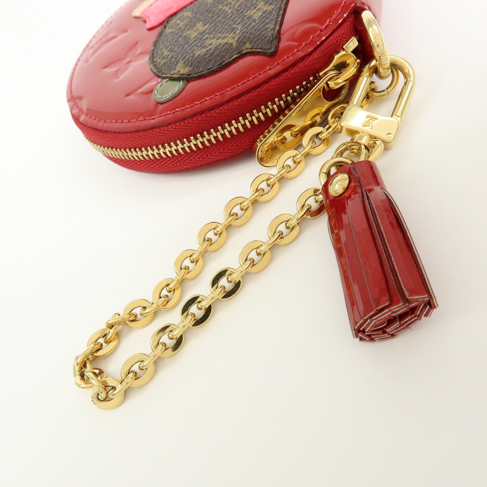 Louis Vuitton Monogram Vernis Leather Portemonnaie Lapin Coin Case