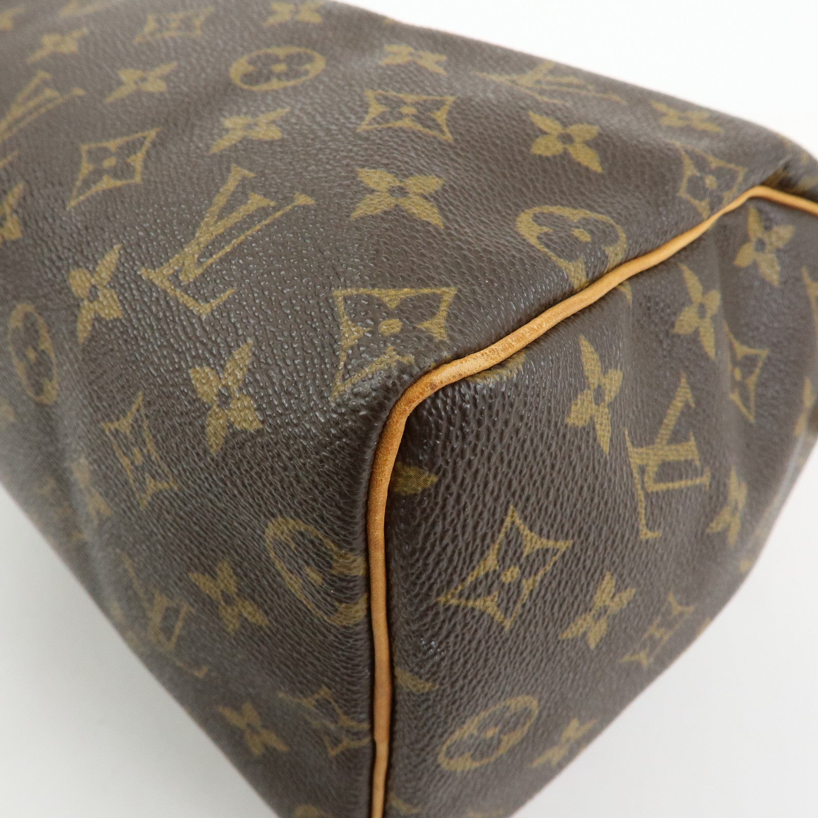 Louis Vuitton Monogram Speedy 25 Boston Bag Hand Bag Brown M41528