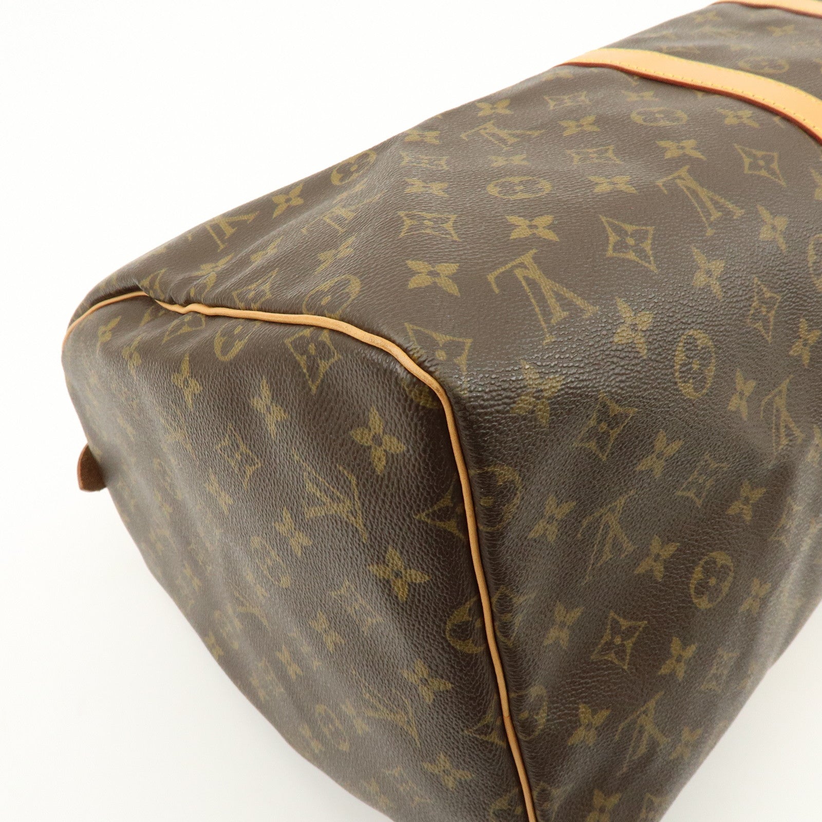 Louis Vuitton Monogram Keep All 55 Boston Bag Brown M41424