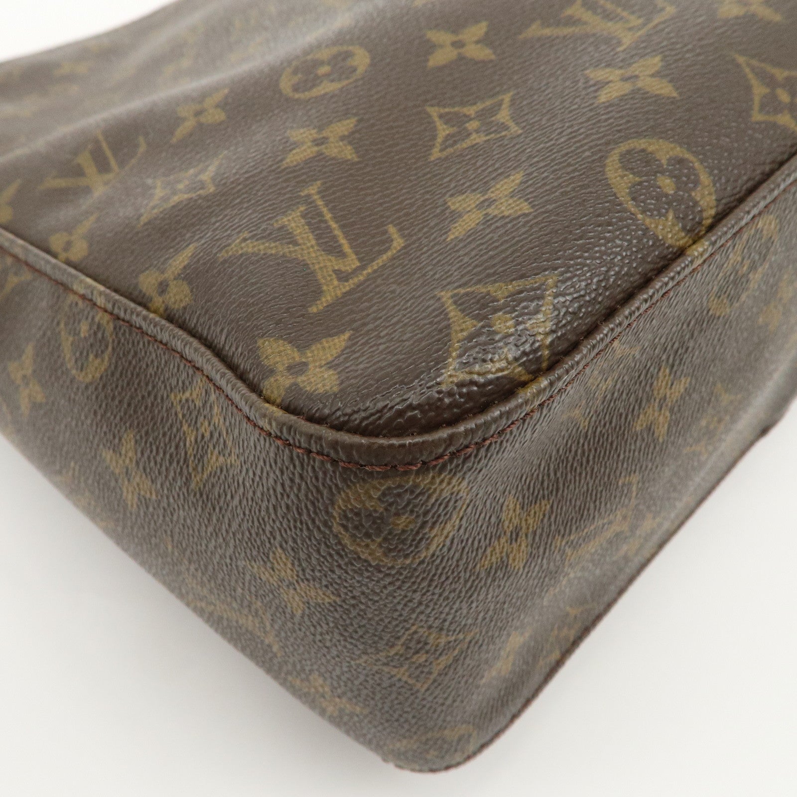 Louis Vuitton Monogram Looping GM Shoulder Bag Brown M51145