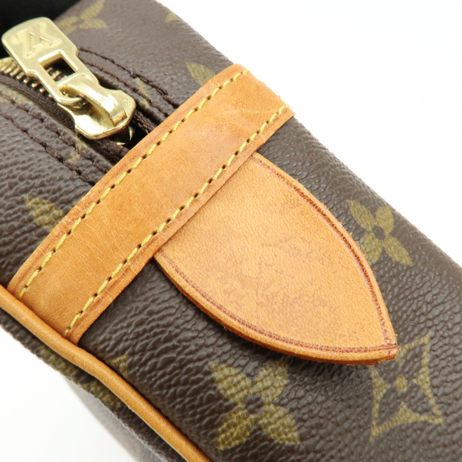 Louis Vuitton Monogram Compiegne 28 Pouch Clutch Bag Brown M51845