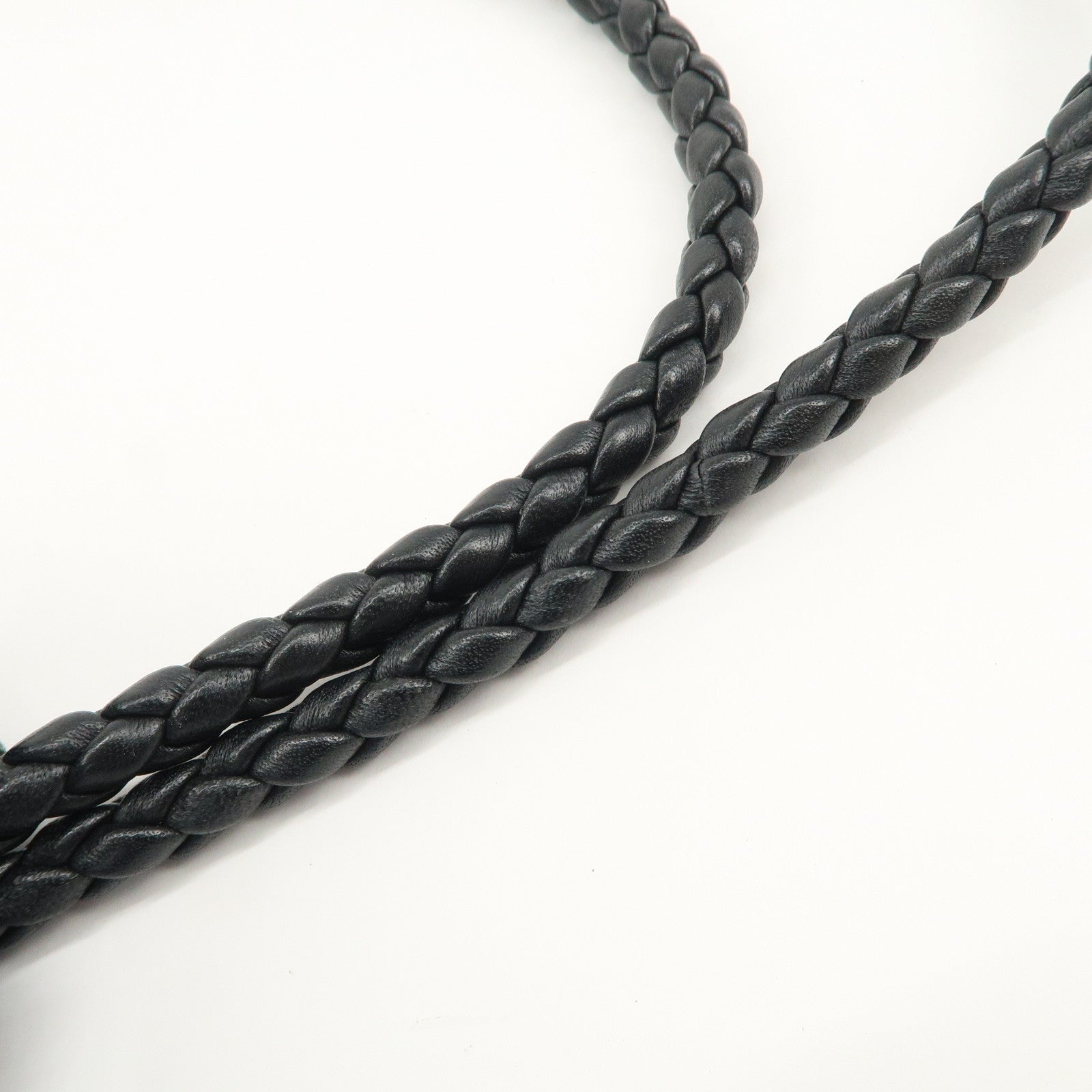 GUCCI Leather Tote Bag Shoulder Bag Black 419689 Used