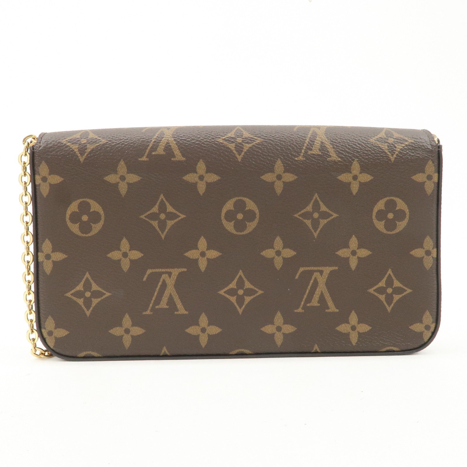 Louis Vuitton Monogram Pochette Felicie Shoulder Bag Brown M61276