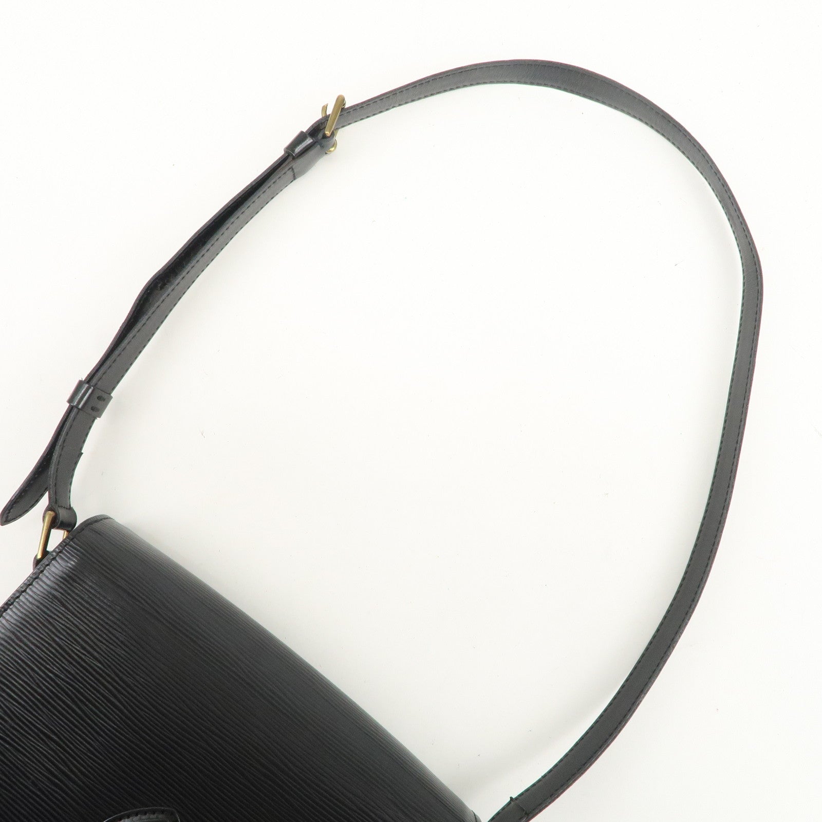 Louis Vuitton Epi Saint Cloud Shoulder Bag Black Noir M52192