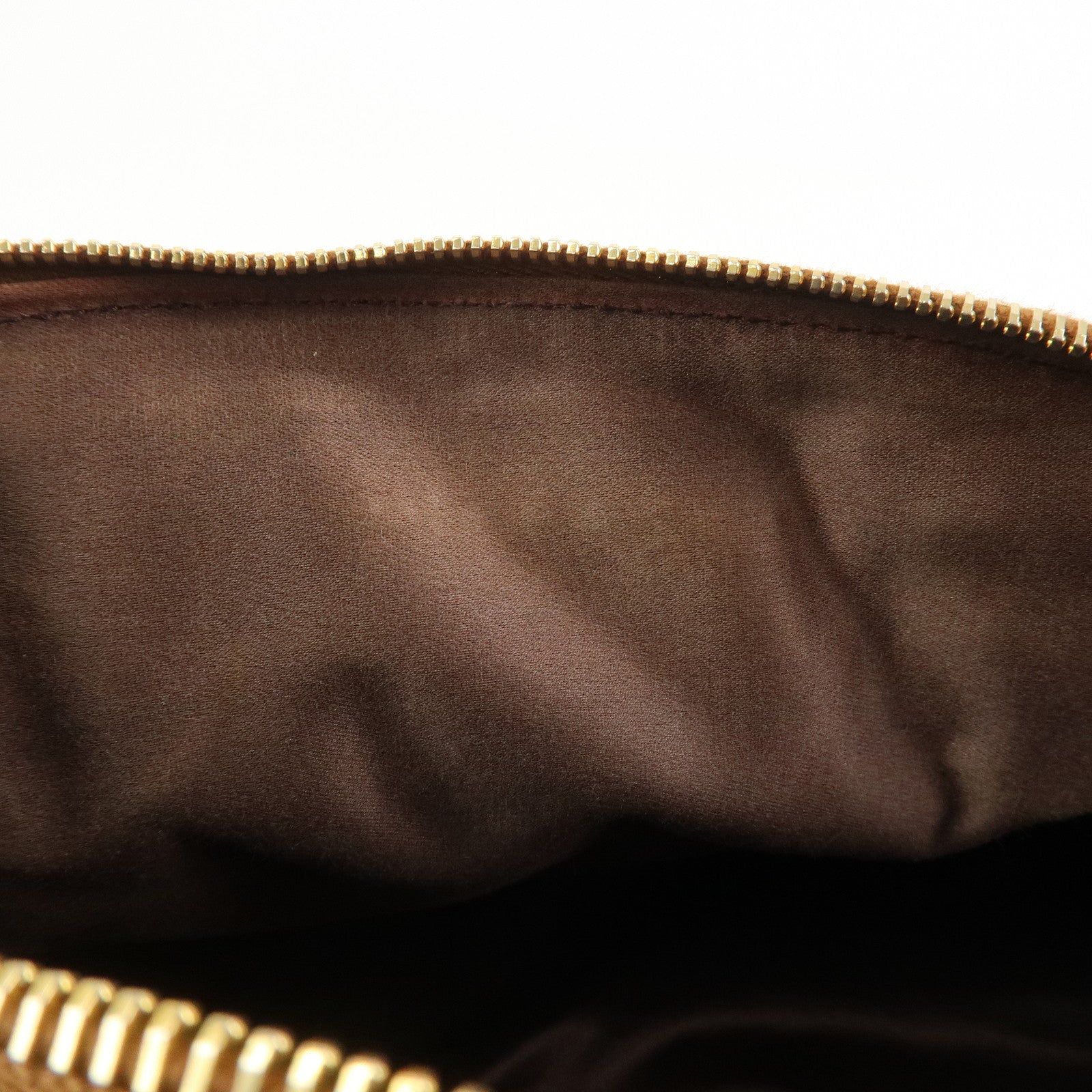 MIU MIU Side Ribbon Leather 2Way Bag Hand Bag Shoulder Bag Brown