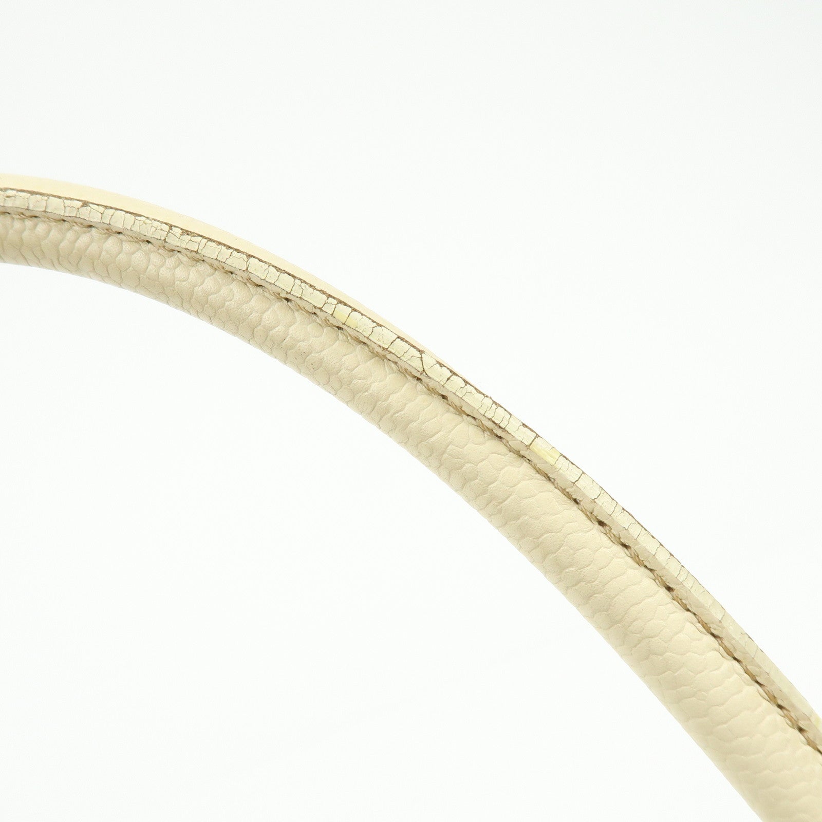 CHANEL COCO Mark Caviarskin Tote Bag Shoulder Bag Hand Bag Ivory