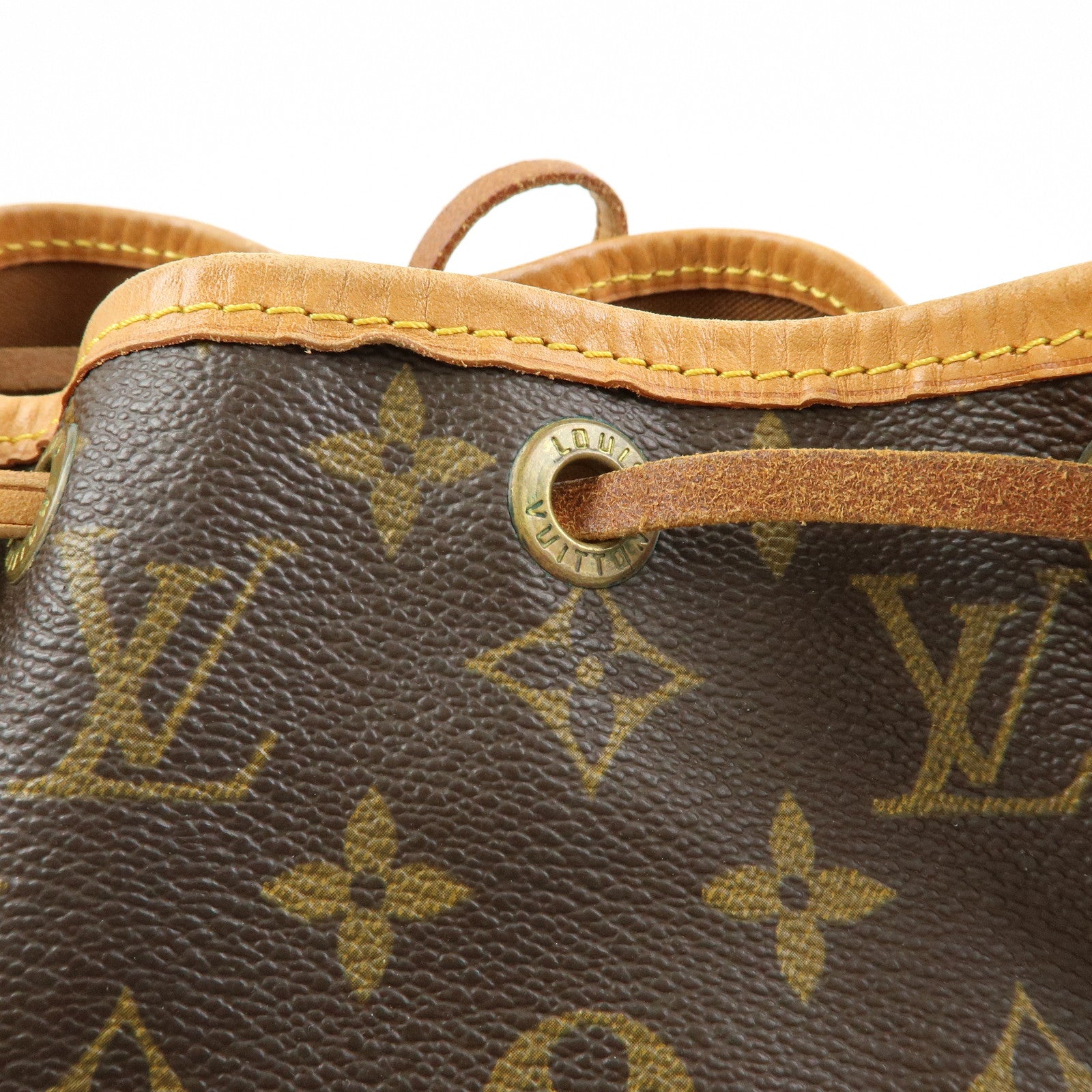 Louis Vuitton Monogram Petit Noe Shoulder Bag Brown M42226