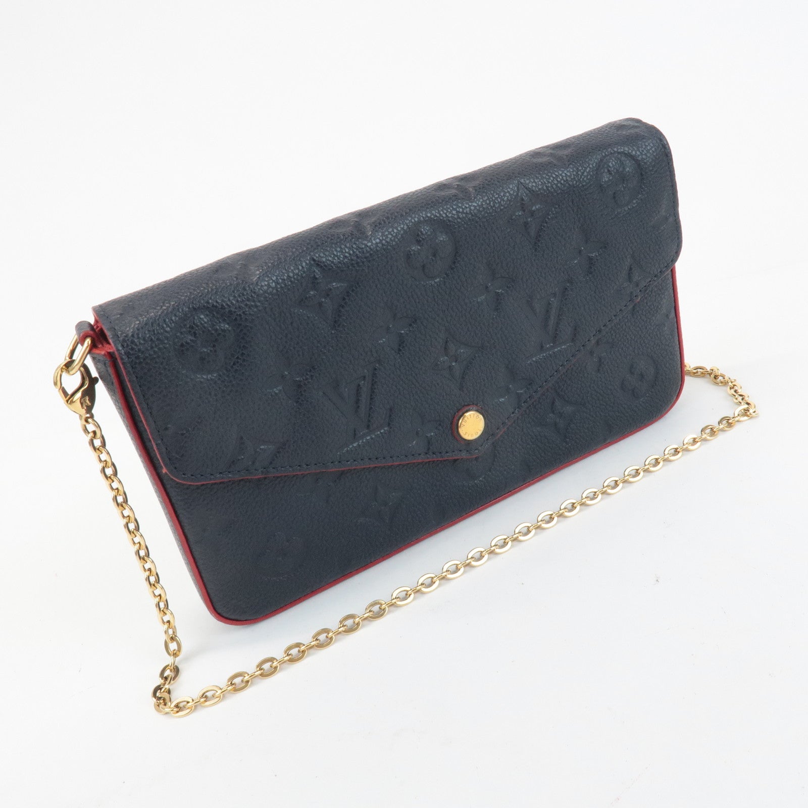 Louis Vuitton Monogram Empreinte Pochette Hand Bag Félicie M64099 Used