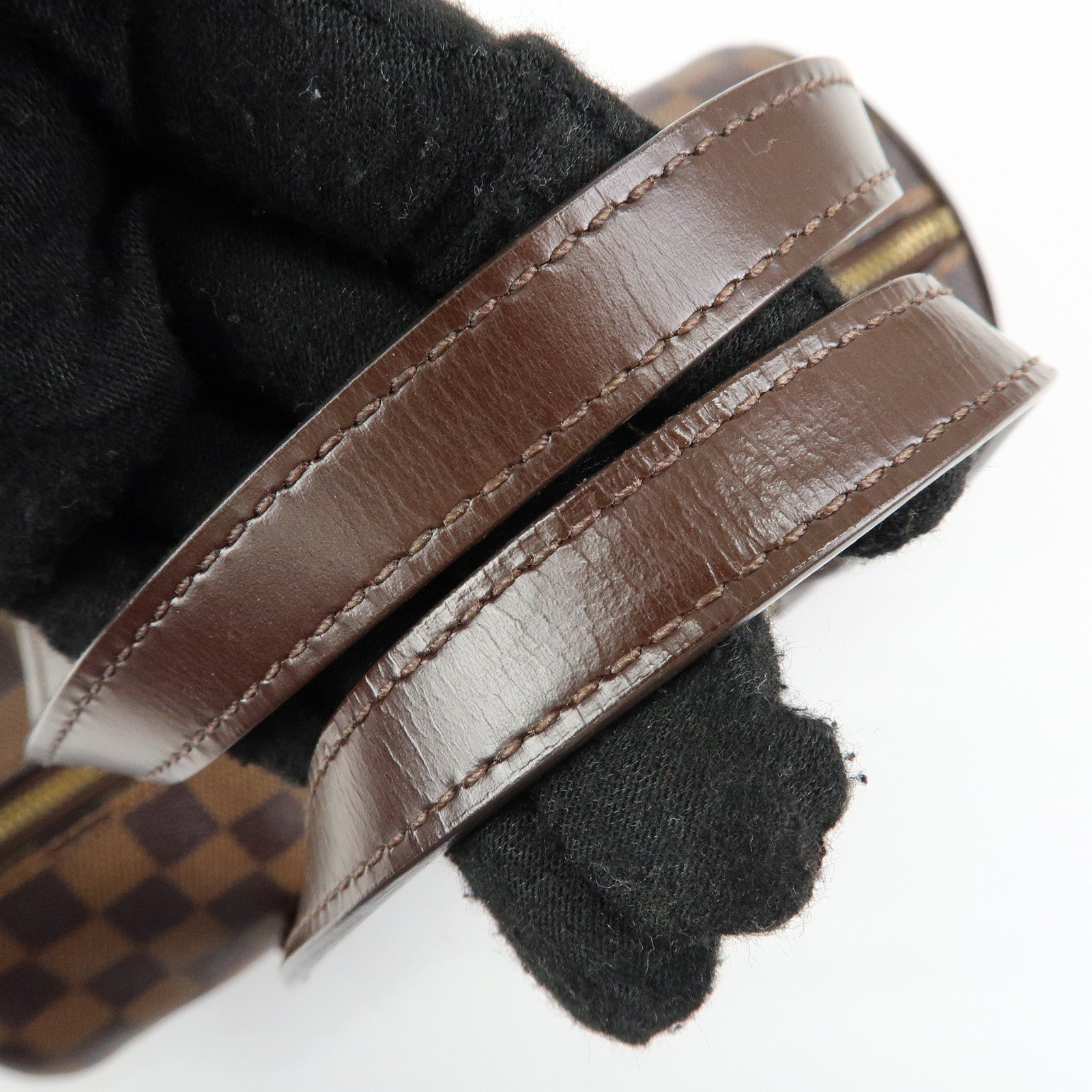 Louis Vuitton Damier Ebene Papillon 30 Hand Bag Brown N51303