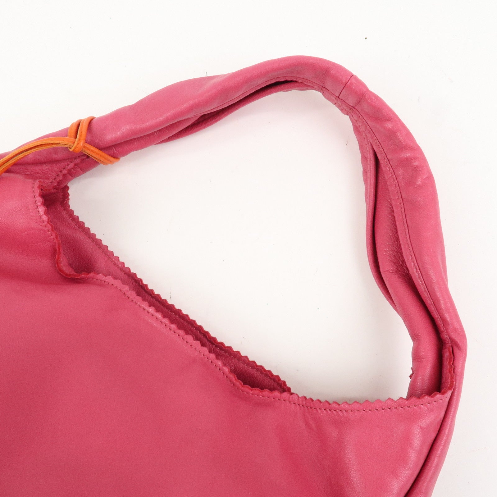 LOEWE Anagram Nappa Leather Viento 30 One Shoulder Bag Pink