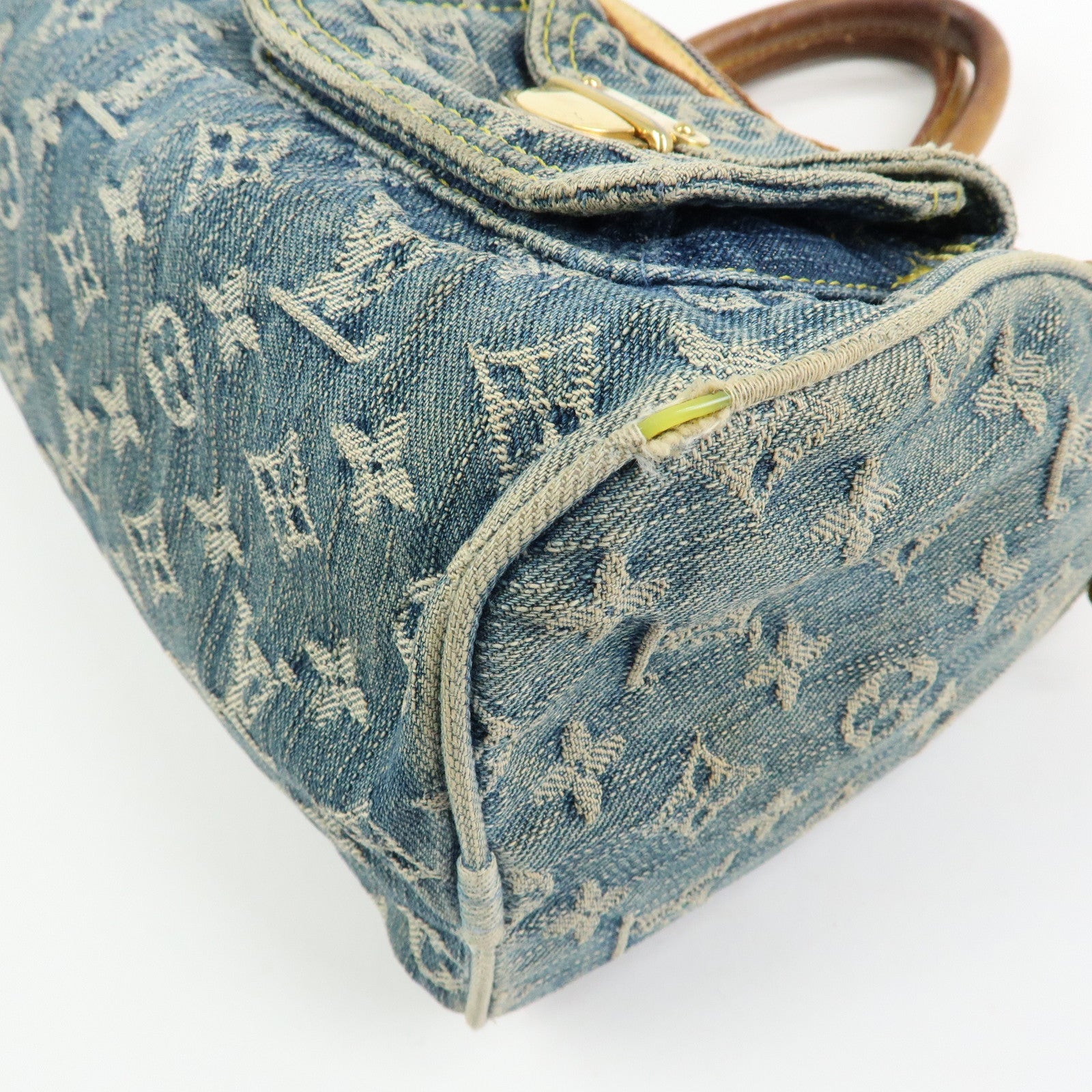 Louis Vuitton Monogram Denim Neo Speedy Boston Bag Blue M95019