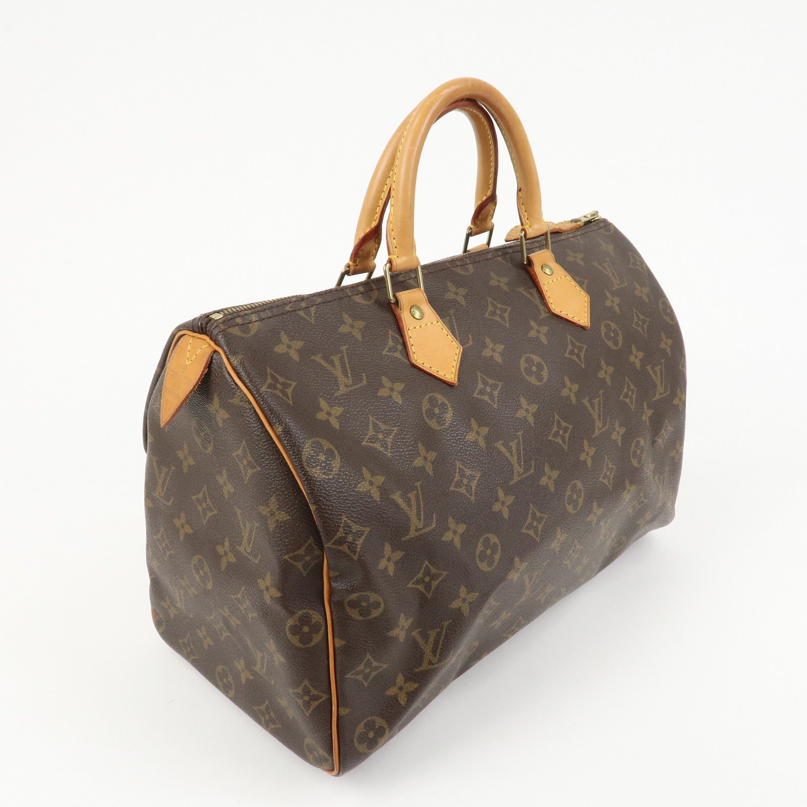 Louis Vuitton Monogram Canvas Speedy 35 Boston Bag Hand Bag M41524