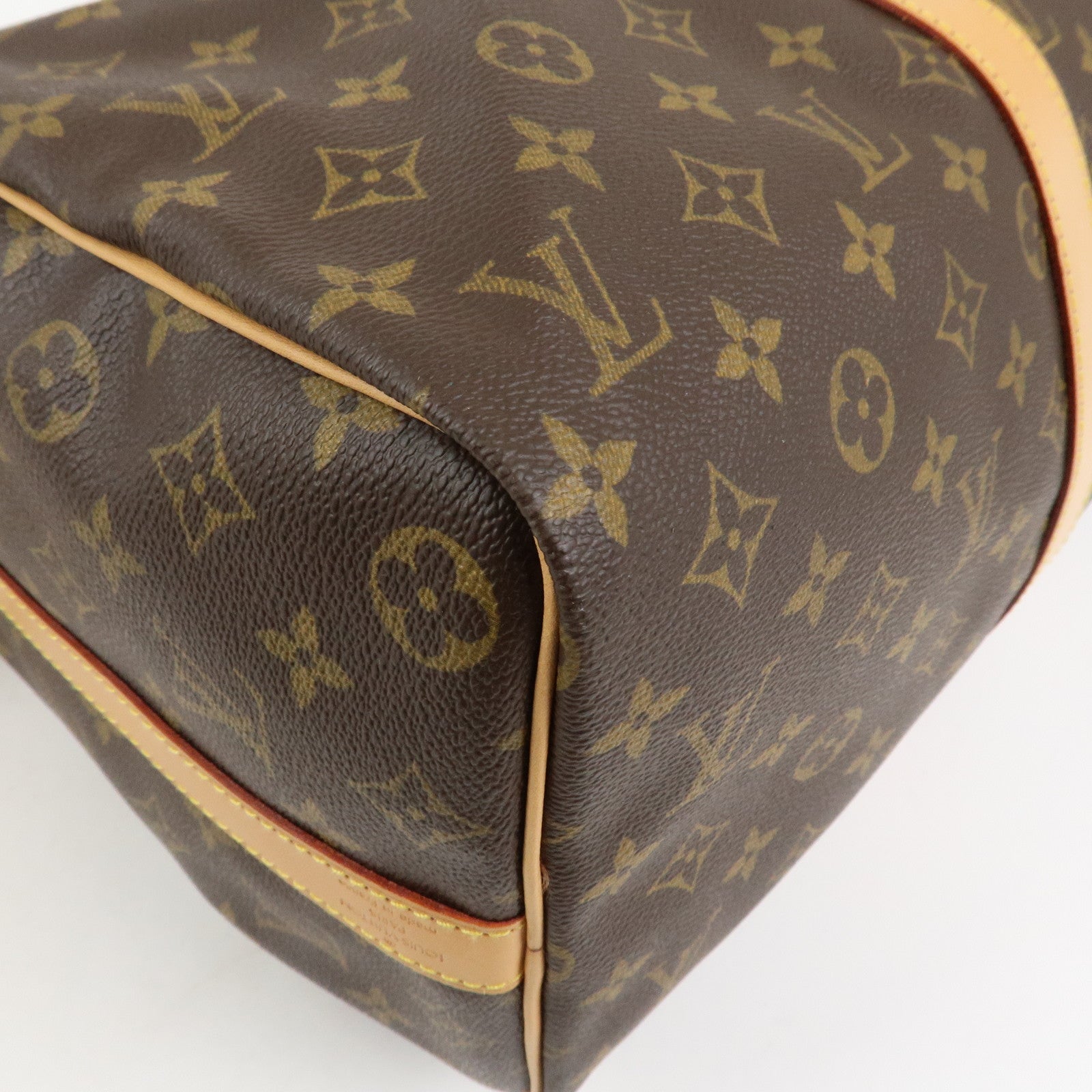 Louis Vuitton Monogram Keep All Bandouliere 45 Boston Bag M41418