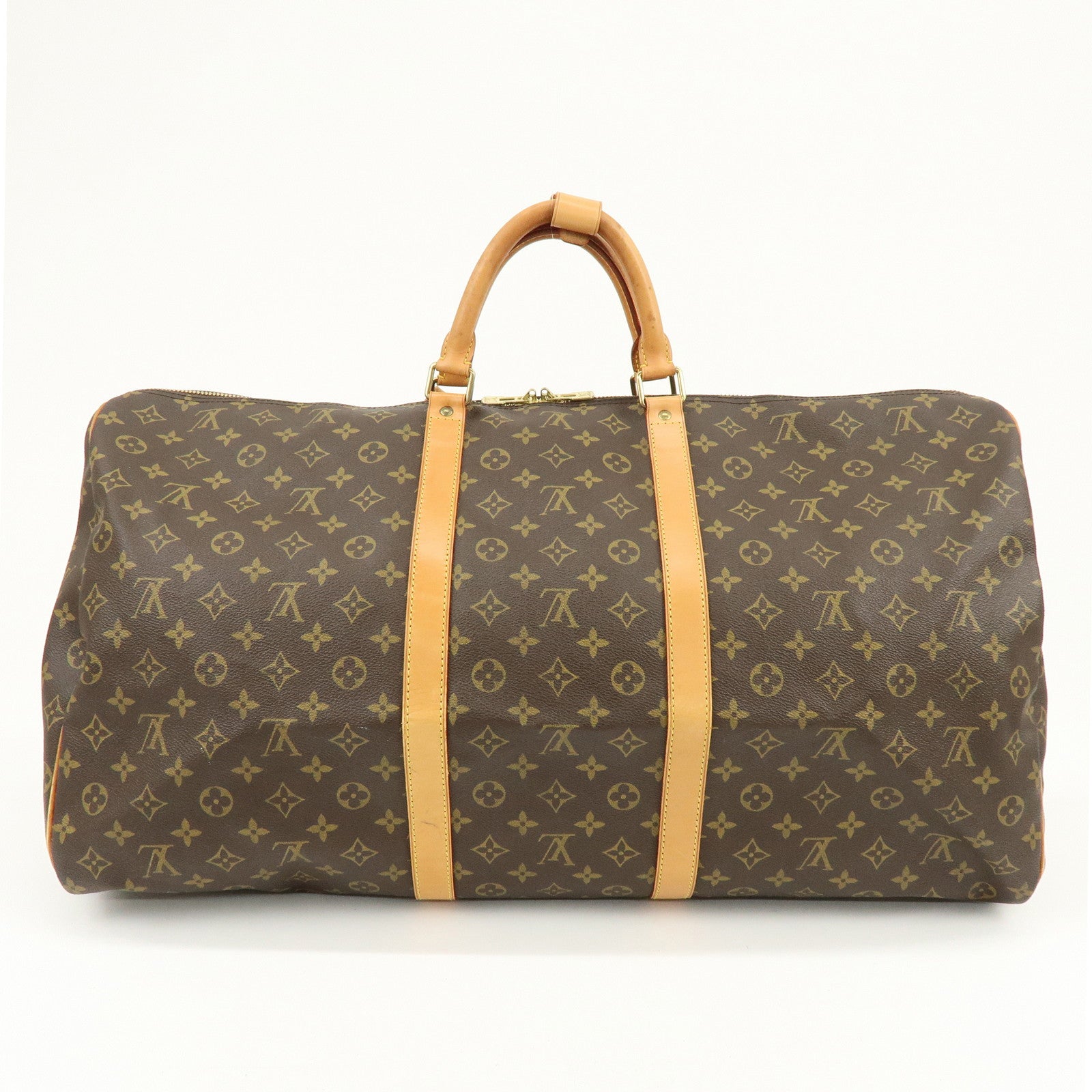 Louis Vuitton Monogram Keep All Bandouliere 60 Boston Bag M41412