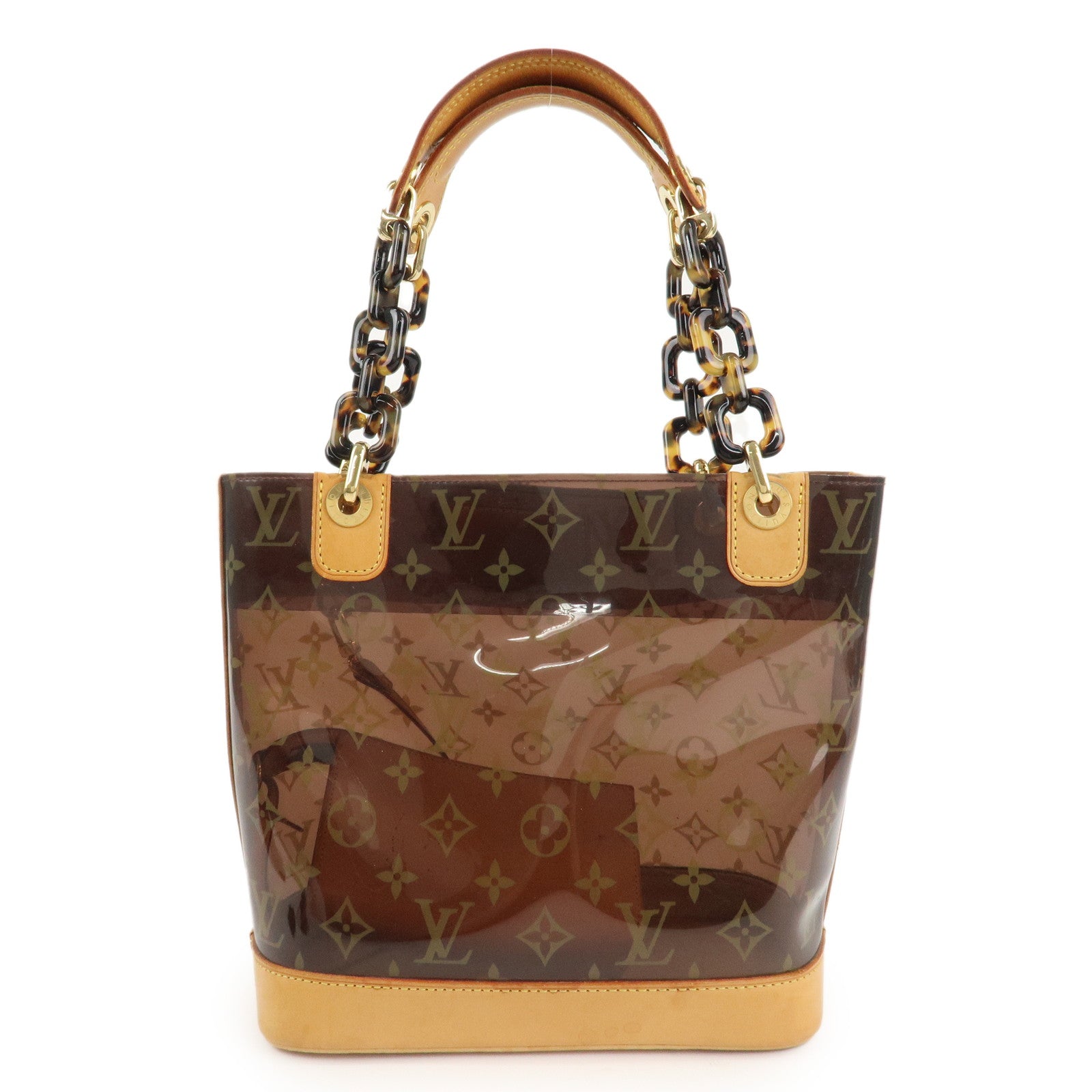 Louis Vuitton Monogram Cabas Ambre PM Vinyl Tote Bag M92502 Used