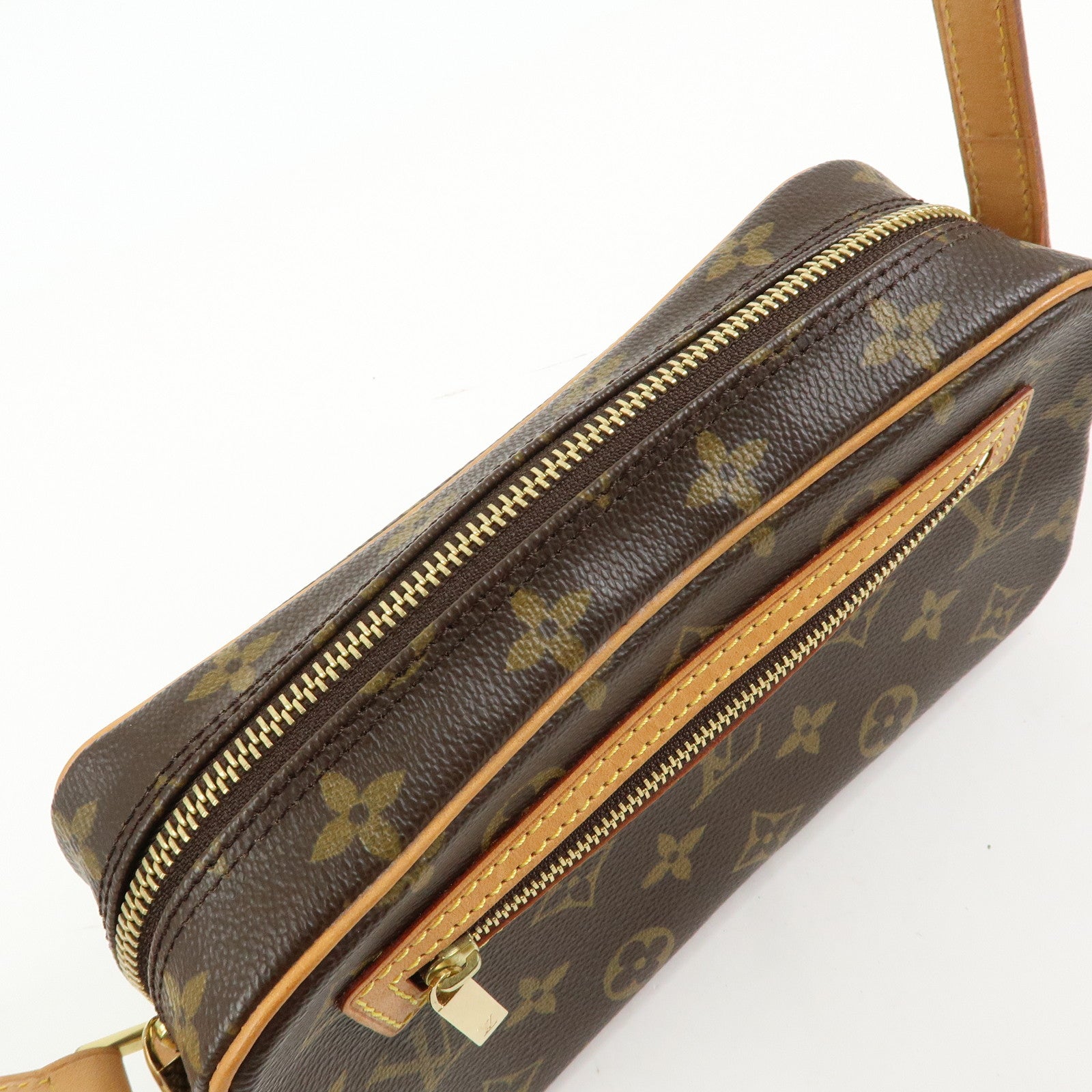 Louis Vuitton Monogram Pochette Cite Shoulder Bag Brown M51183