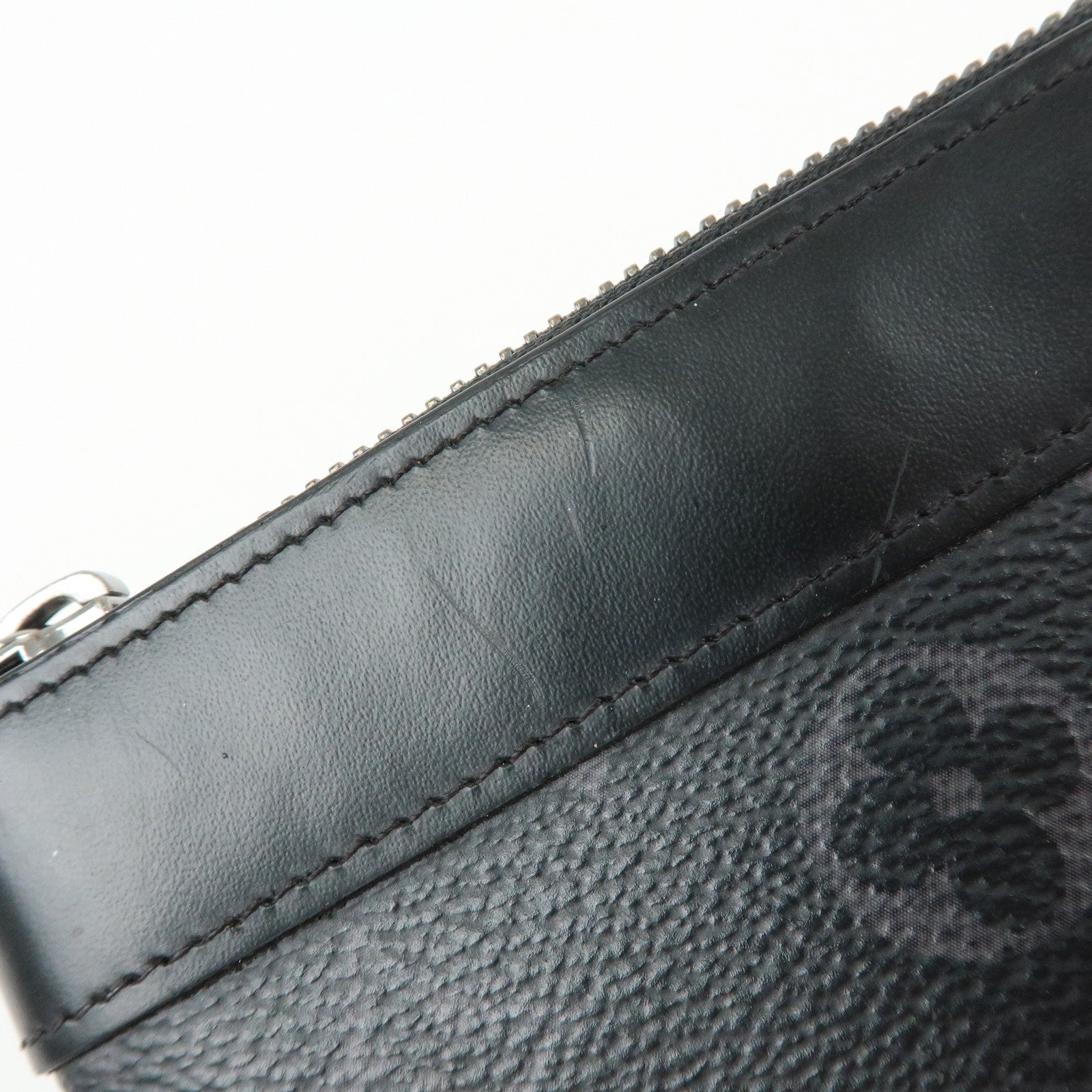 Louis Vuitton Monogram Eclips Pochette Discovery PM Pouch M44323